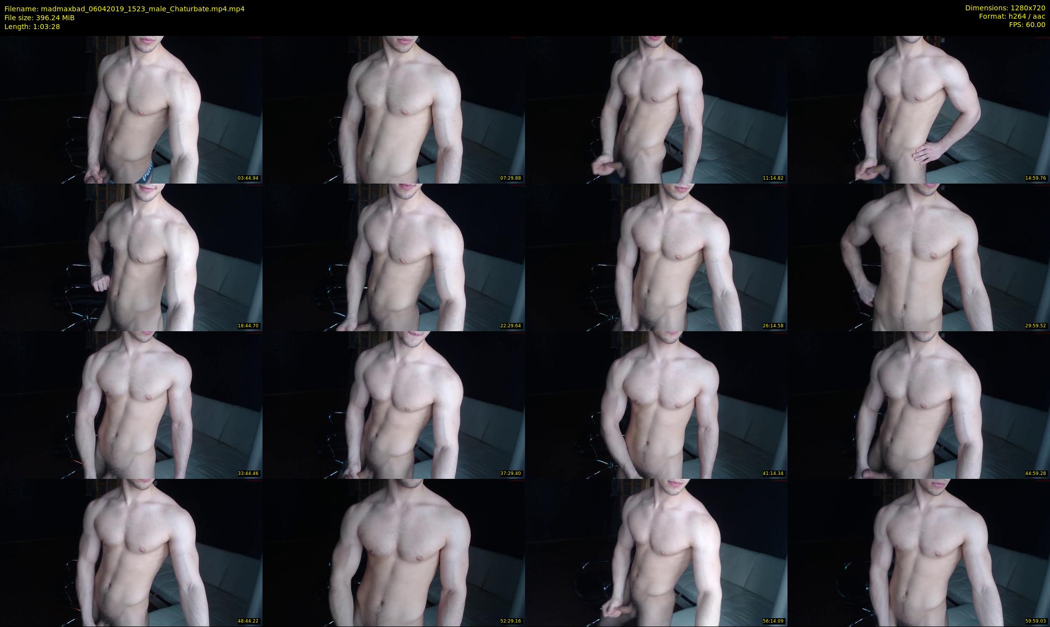 madmaxbad — 64 minute Chaturbate male cam show recording, 720p, Apr 6, 2019