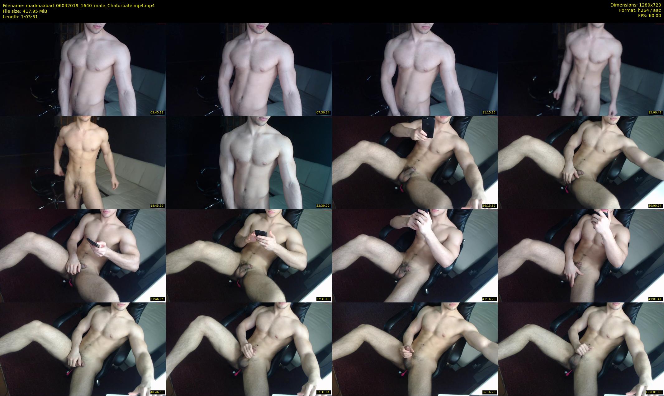madmaxbad — 64 minute Chaturbate male cam show recording, 720p, Apr 6, 2019