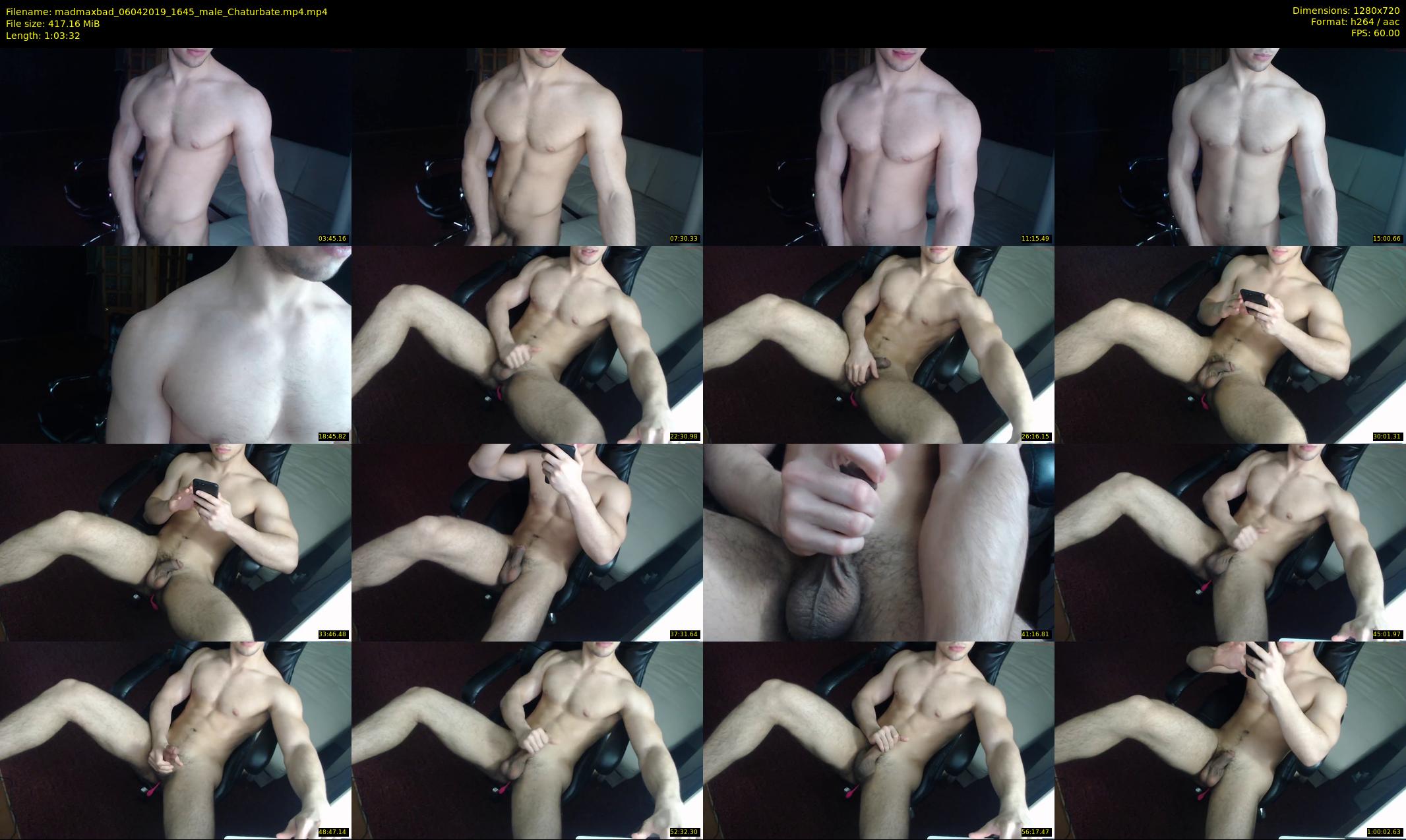 madmaxbad — 64 minute Chaturbate male cam show recording, 720p, Apr 6, 2019