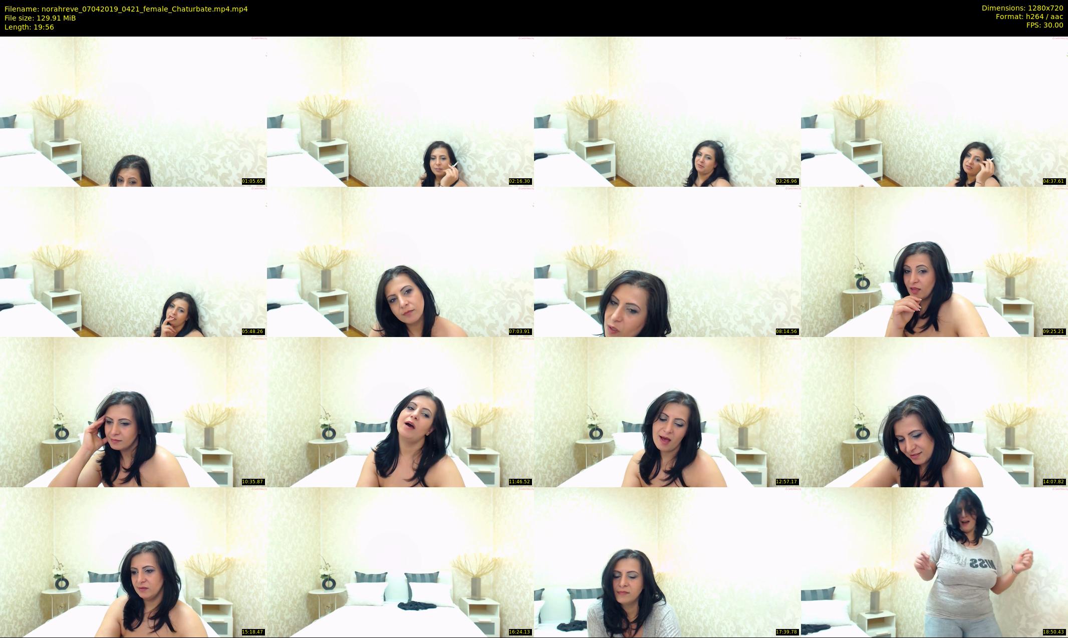 norahreve — 20 minute Chaturbate female cam show recording, 720p, Apr 7, 2019