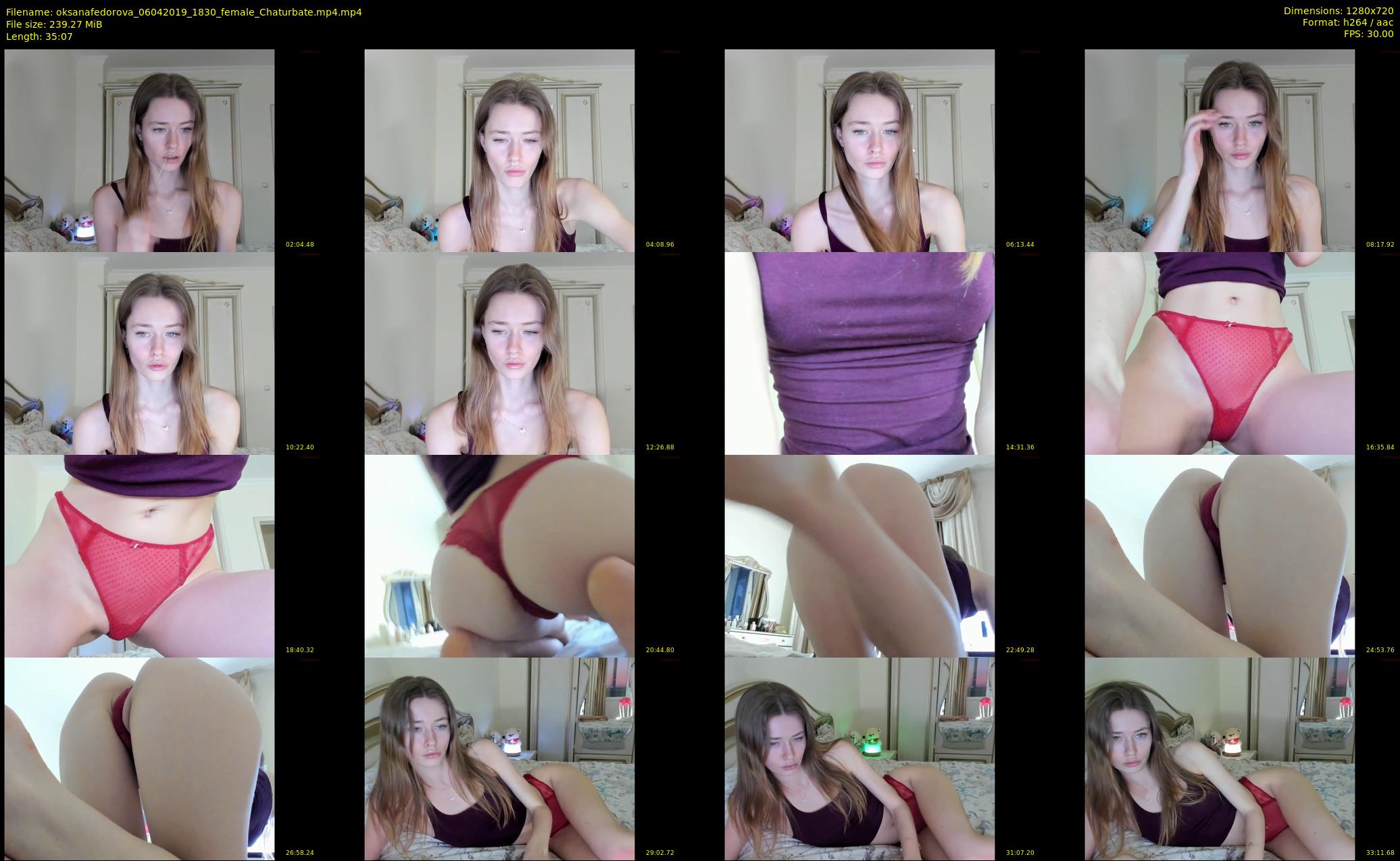 oksanafedorova — 36 minute Chaturbate female cam show recording, 720p, Apr 6, 2019