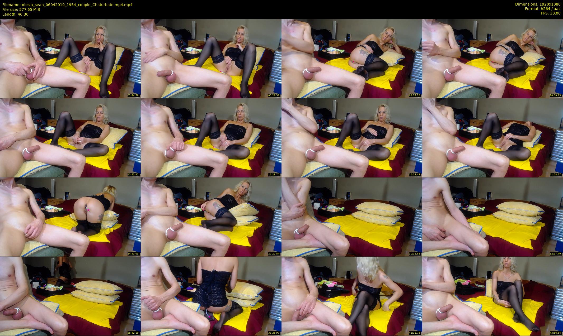 olesia_sean — 47 minute Chaturbate couple cam show recording, 1080p, Apr 6, 2019