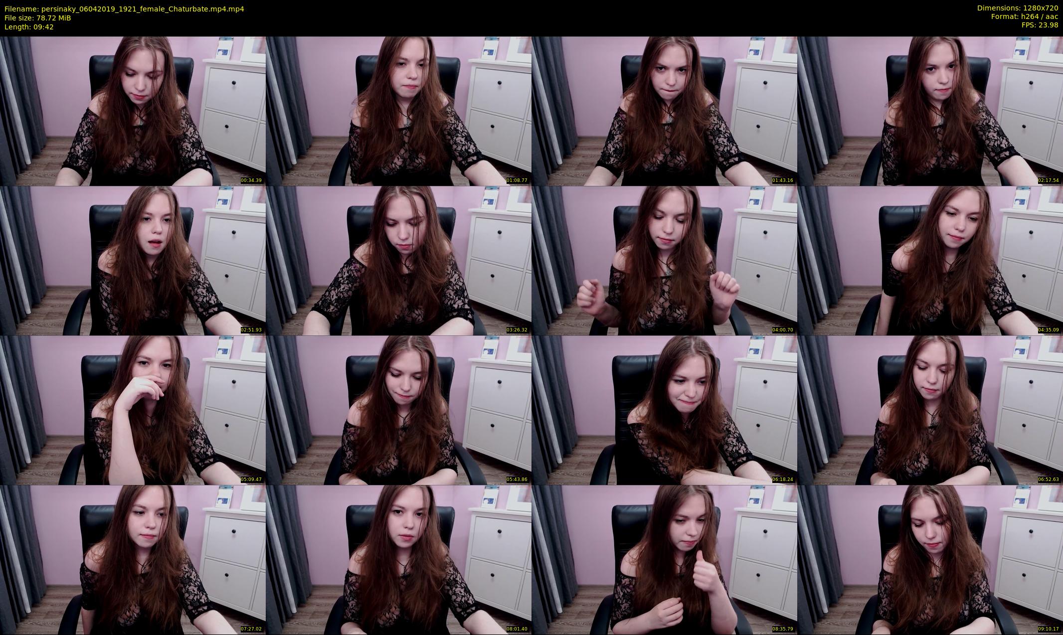 persinaky — 10 minute Chaturbate female cam show recording, 720p, Apr 6, 2019