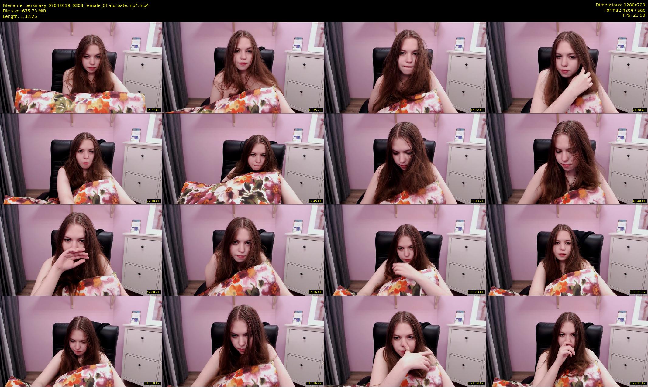 persinaky — 93 minute Chaturbate female cam show recording, 720p, Apr 7, 2019