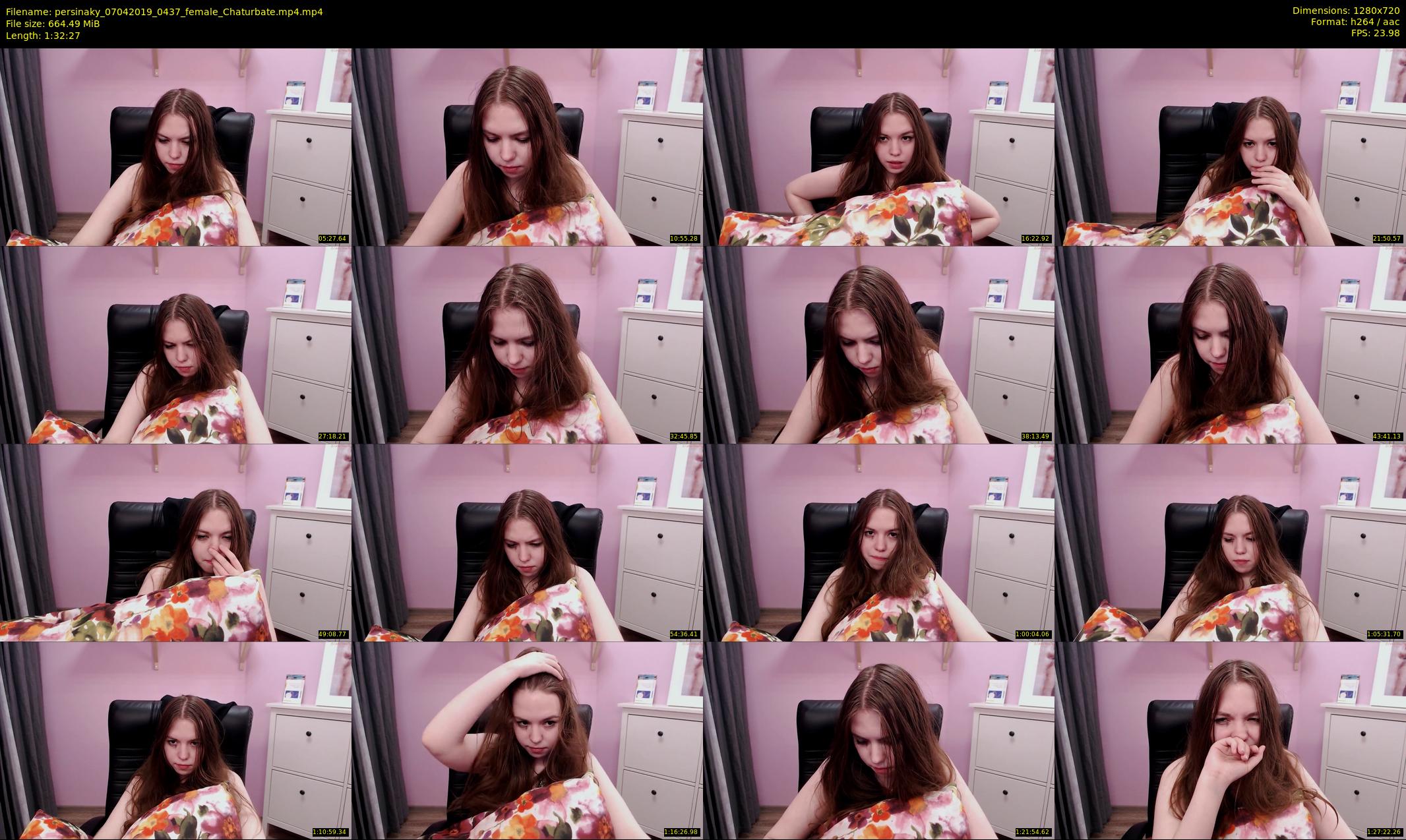 persinaky — 93 minute Chaturbate female cam show recording, 720p, Apr 7, 2019