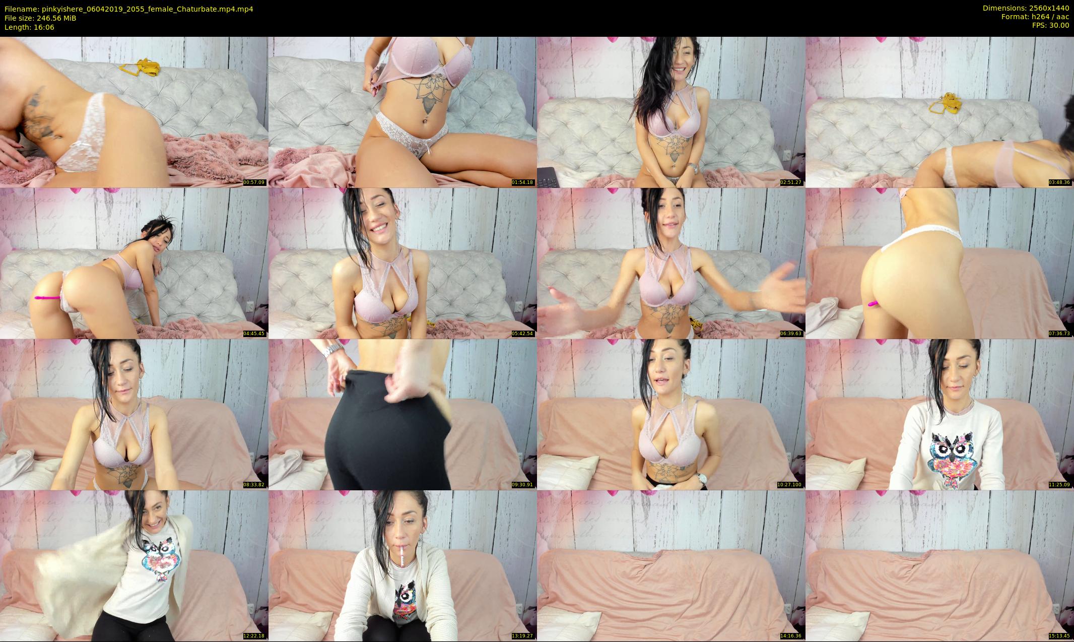 pinkyishere — 17 minute Chaturbate female cam show recording, 1080p, Apr 6, 2019