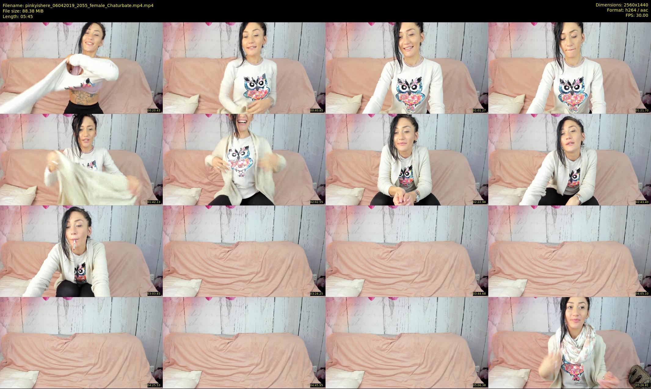 pinkyishere — 6 minute Chaturbate female cam show recording, 1080p, Apr 6, 2019