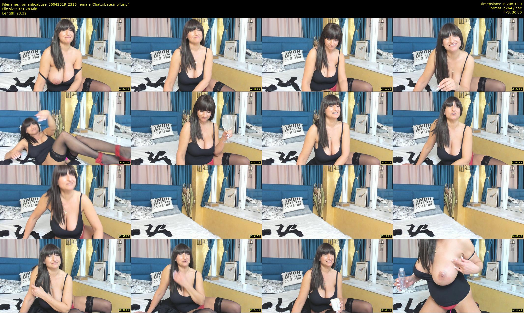 romanticabuse — 24 minute Chaturbate female cam show recording, 1080p, Apr 6, 2019