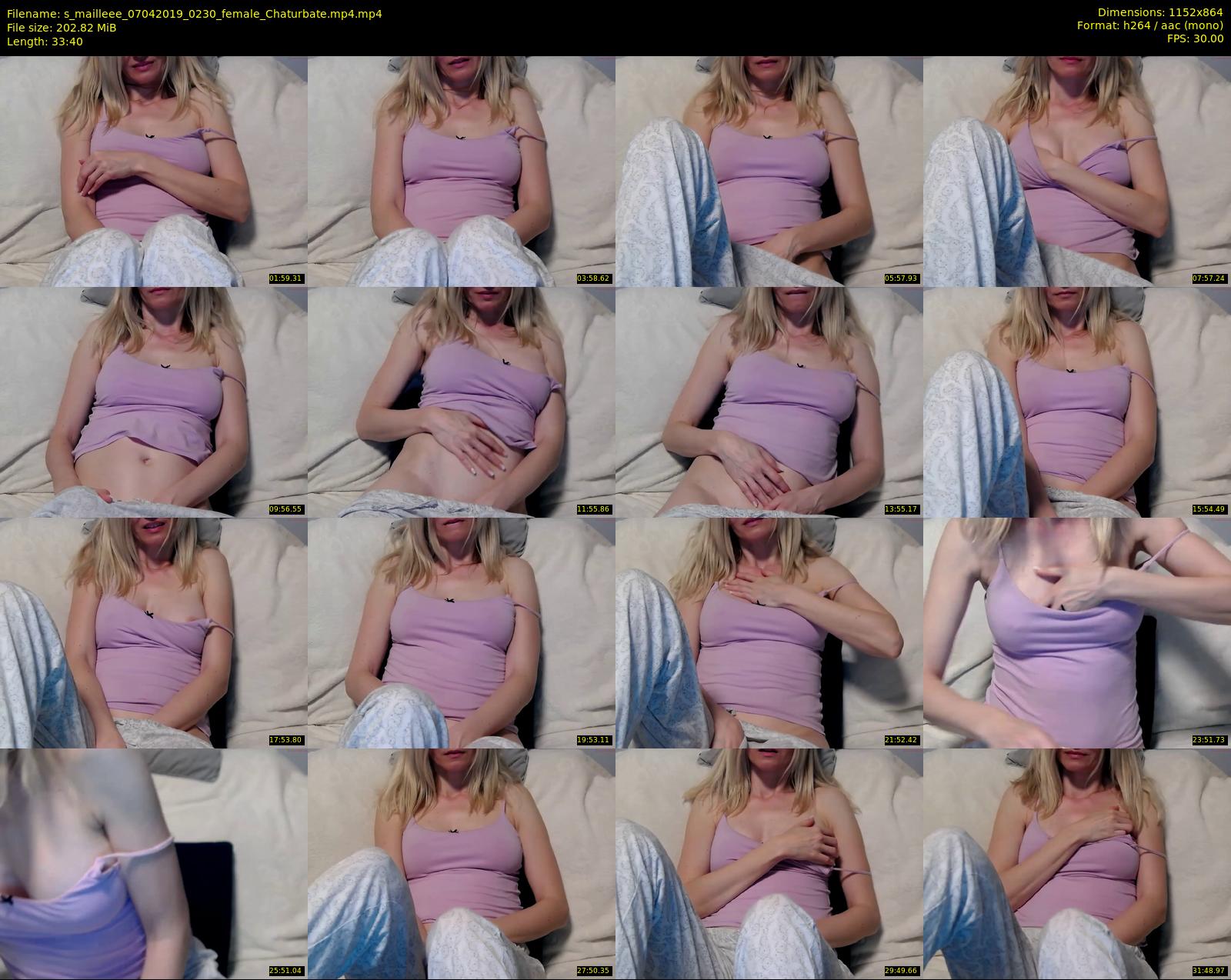 s_mailleee — 34 minute Chaturbate female cam show recording, 720p, Apr 7, 2019