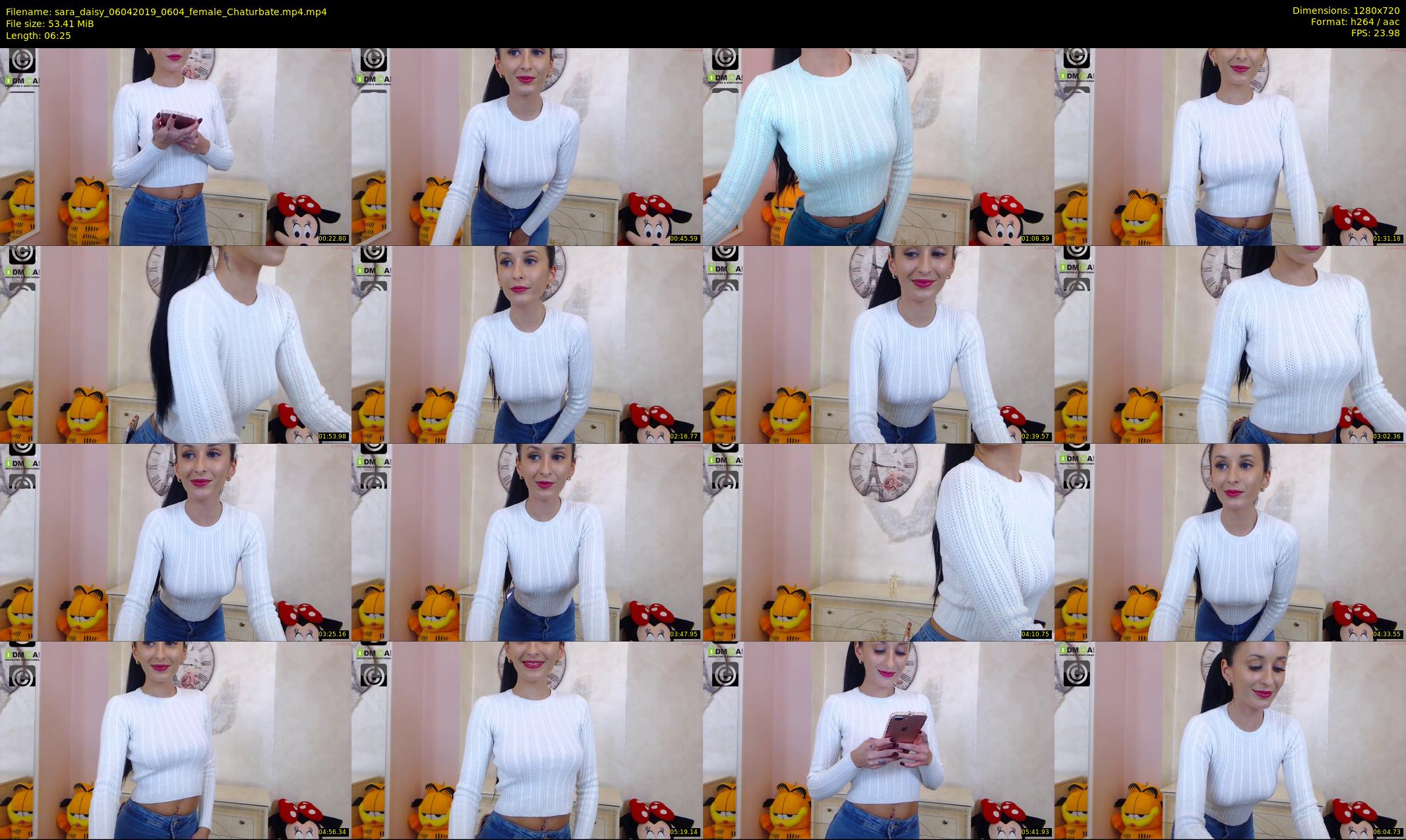 sara_daisy — 7 minute Chaturbate female cam show recording, 720p, Apr 6, 2019