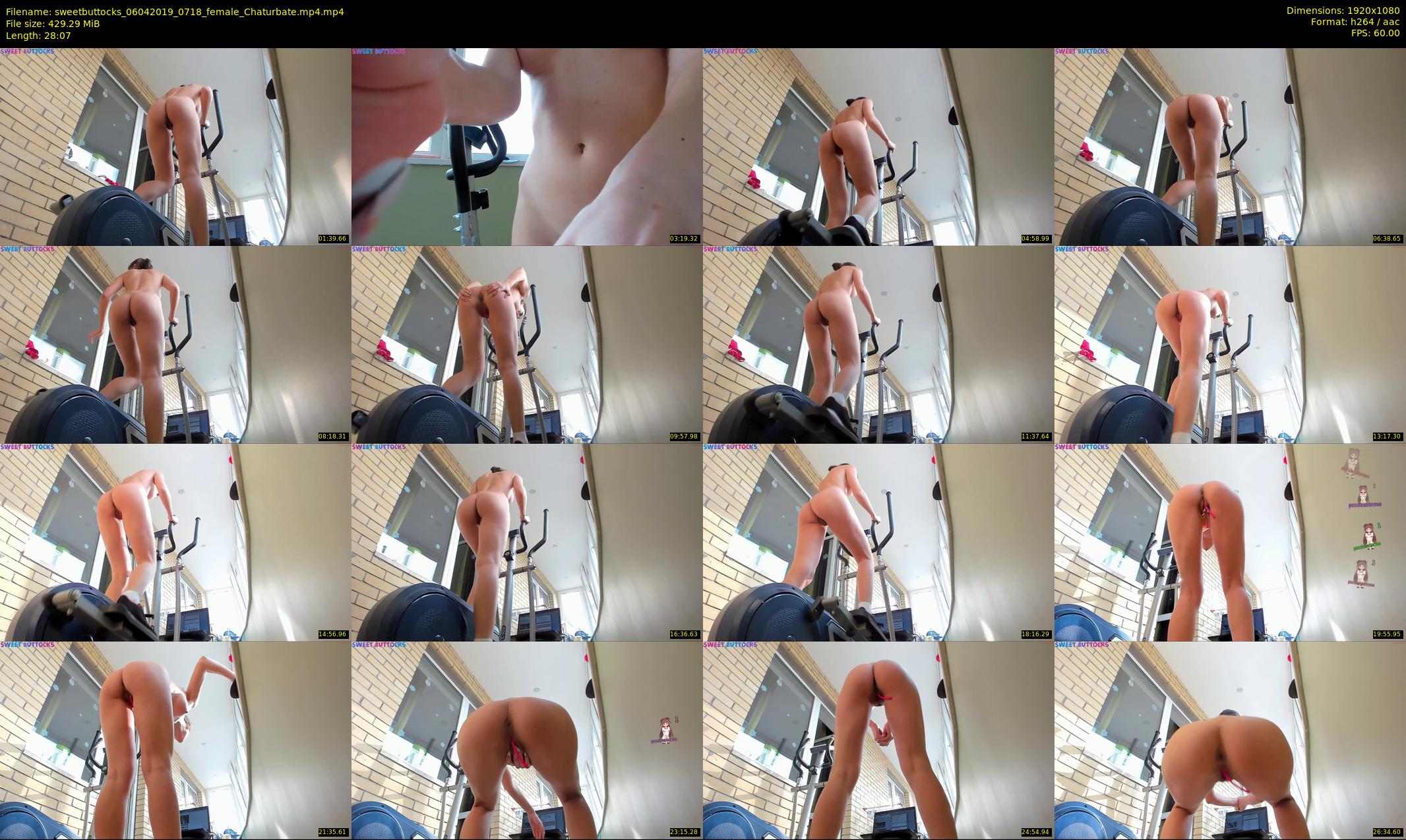 sweetbuttocks — 29 minute Chaturbate female cam show recording, 1080p, Apr 6, 2019