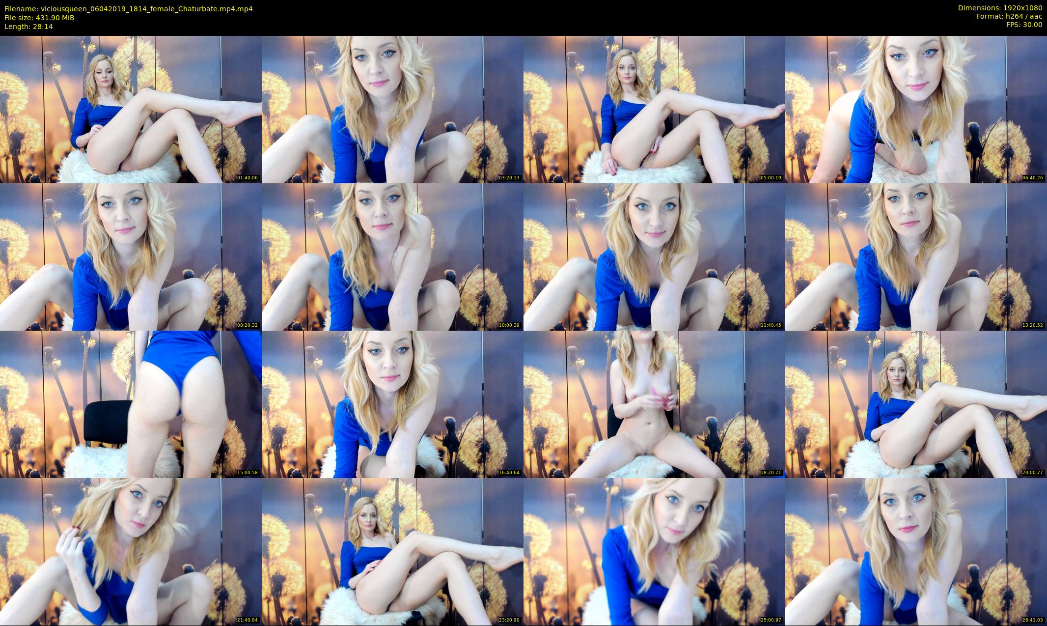 viciousqueen — 29 minute Chaturbate female cam show recording, 1080p, Apr 6, 2019
