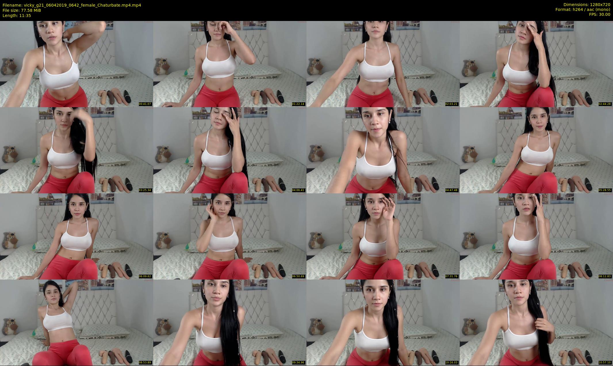 vicky_g21 — 12 minute Chaturbate female cam show recording, 720p, Apr 6, 2019