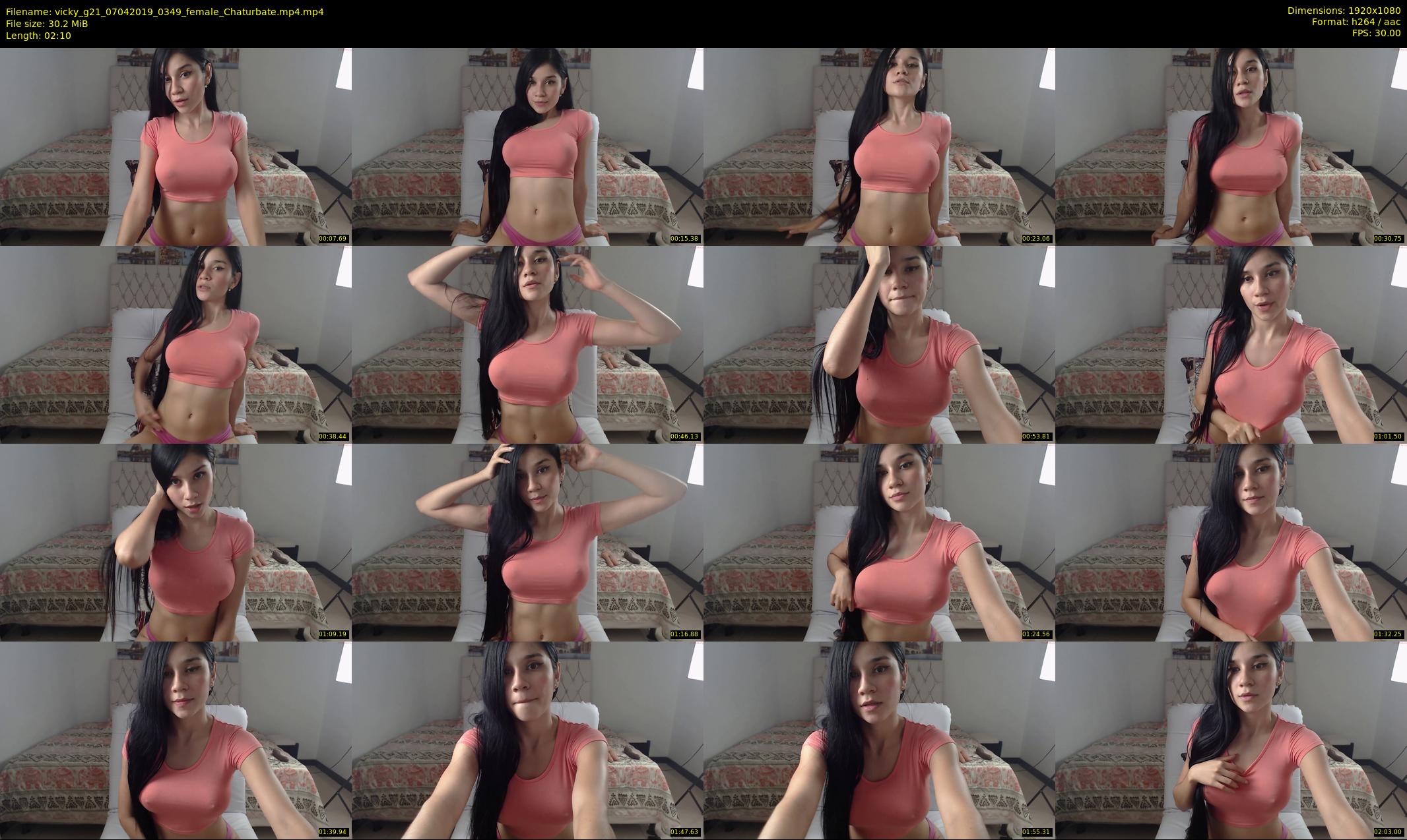 vicky_g21 — 3 minute Chaturbate female cam show recording, 1080p, Apr 7, 2019