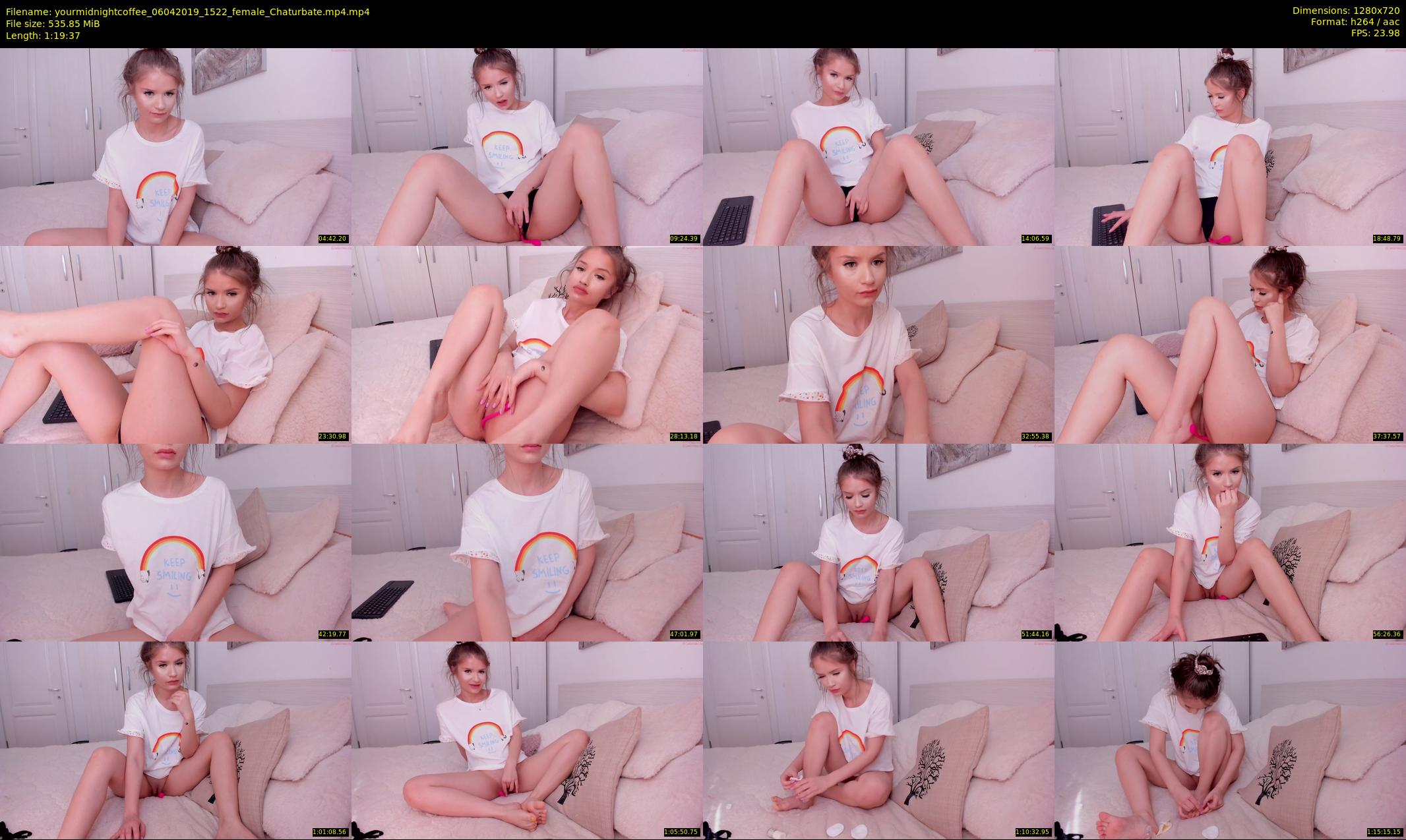 yourmidnightcoffee — 80 minute Chaturbate female cam show recording, 720p, Apr 6, 2019