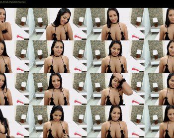 zamarahot — 3 minute Chaturbate female cam show recording, 720p, Apr 6, 2019