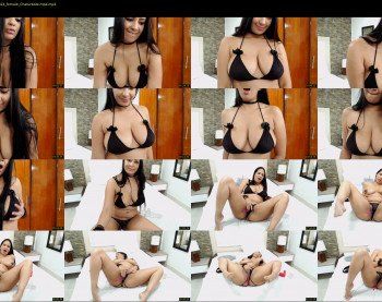 zamarahot — 12 minute Chaturbate female cam show recording, 720p, Apr 6, 2019