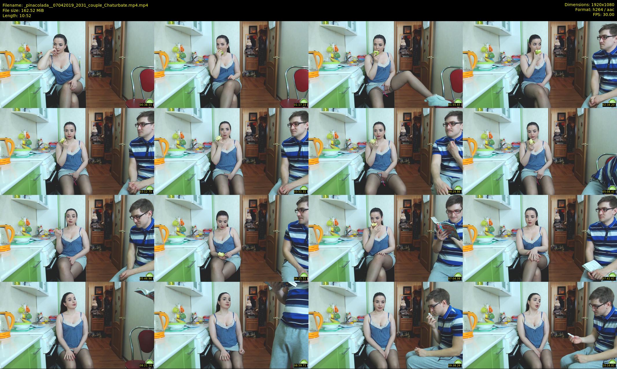 _pinacolada_ — 11 minute Chaturbate couple cam show recording, 1080p, Apr 7, 2019