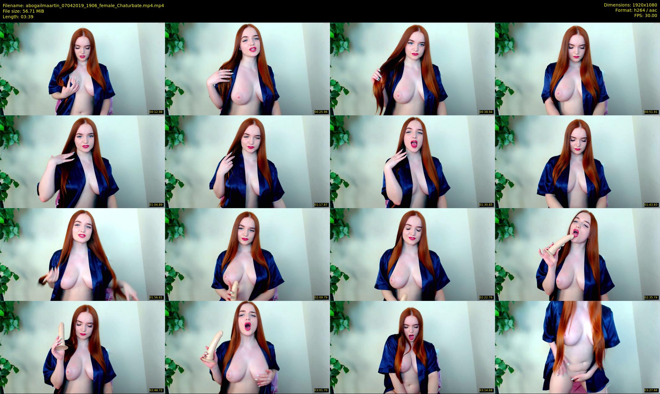 abogailmaartin — 4 minute Chaturbate female cam show recording, 1080p, Apr 7, 2019