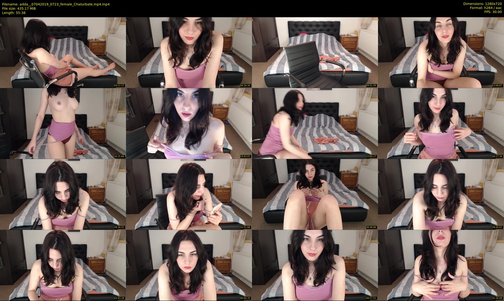 adda_ — 56 minute Chaturbate female cam show recording, 720p, Apr 7, 2019