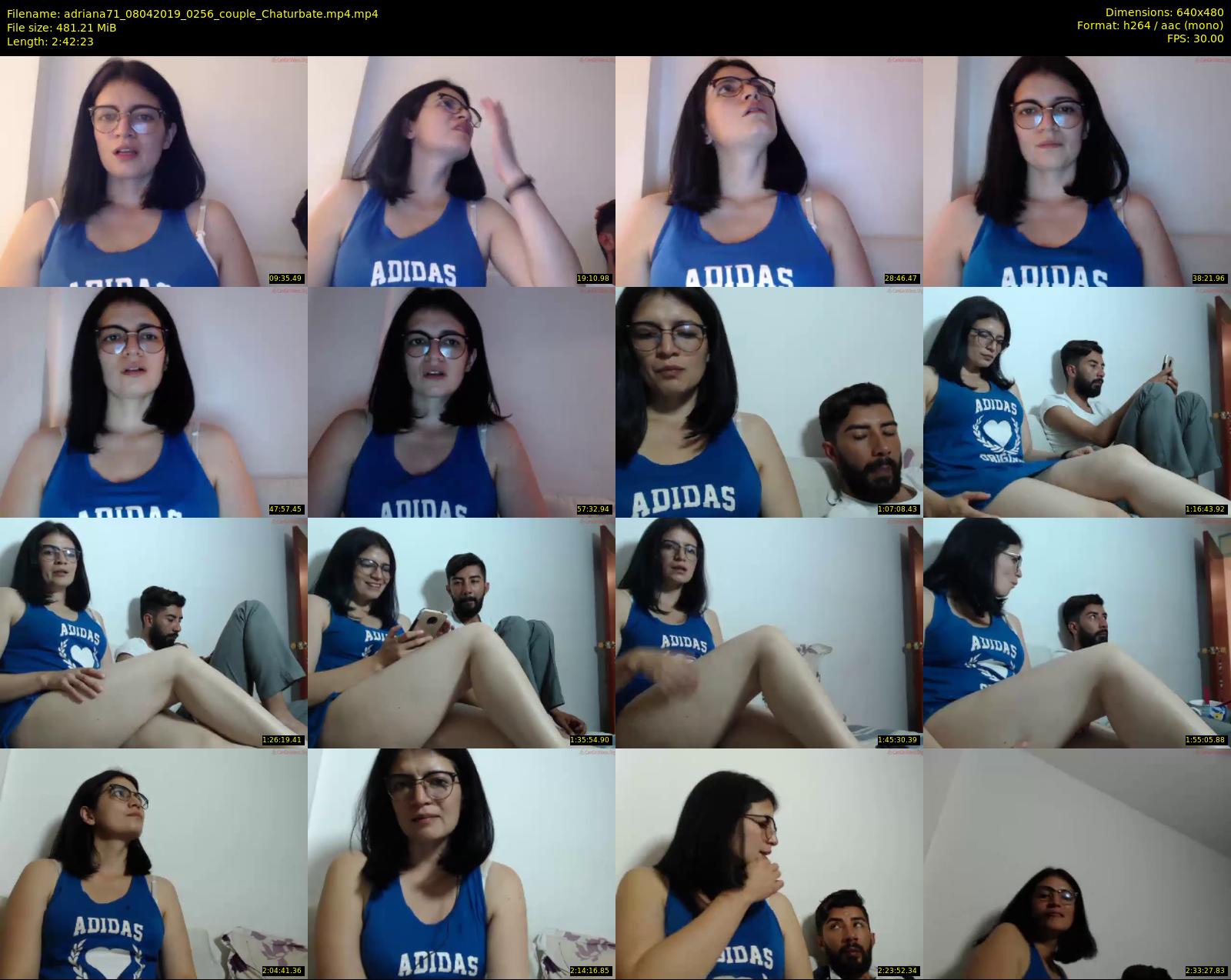 adriana71 — 163 minute Chaturbate couple cam show recording, 480p, Apr 8, 2019