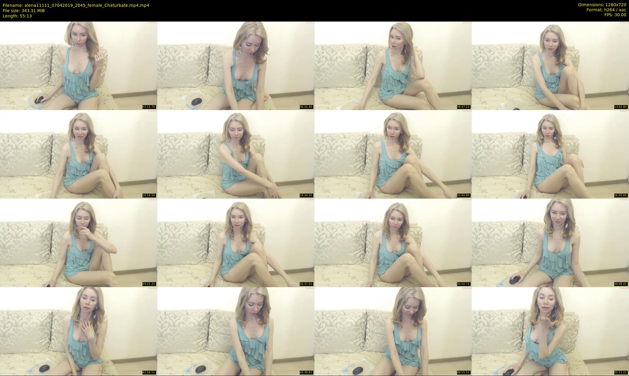 alena11111 — 56 minute Chaturbate female cam show recording, 720p, Apr 7, 2019