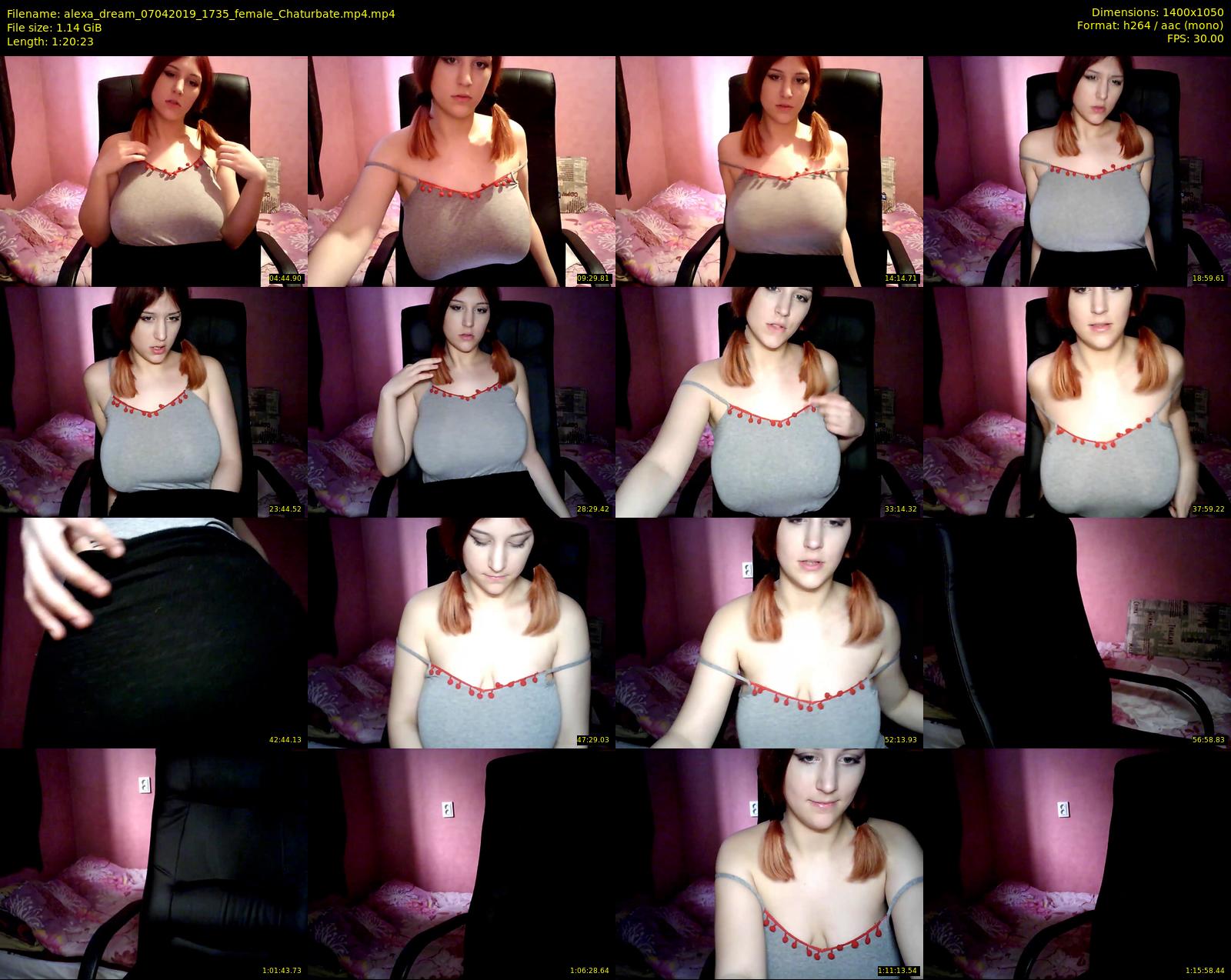alexa_dream — 81 minute Chaturbate female cam show recording, 720p, Apr 7, 2019
