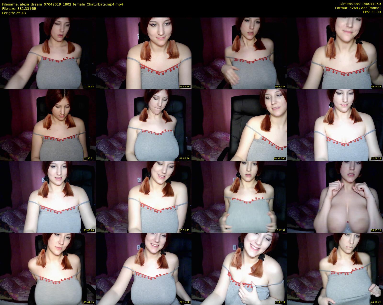 alexa_dream — 26 minute Chaturbate female cam show recording, 720p, Apr 7, 2019