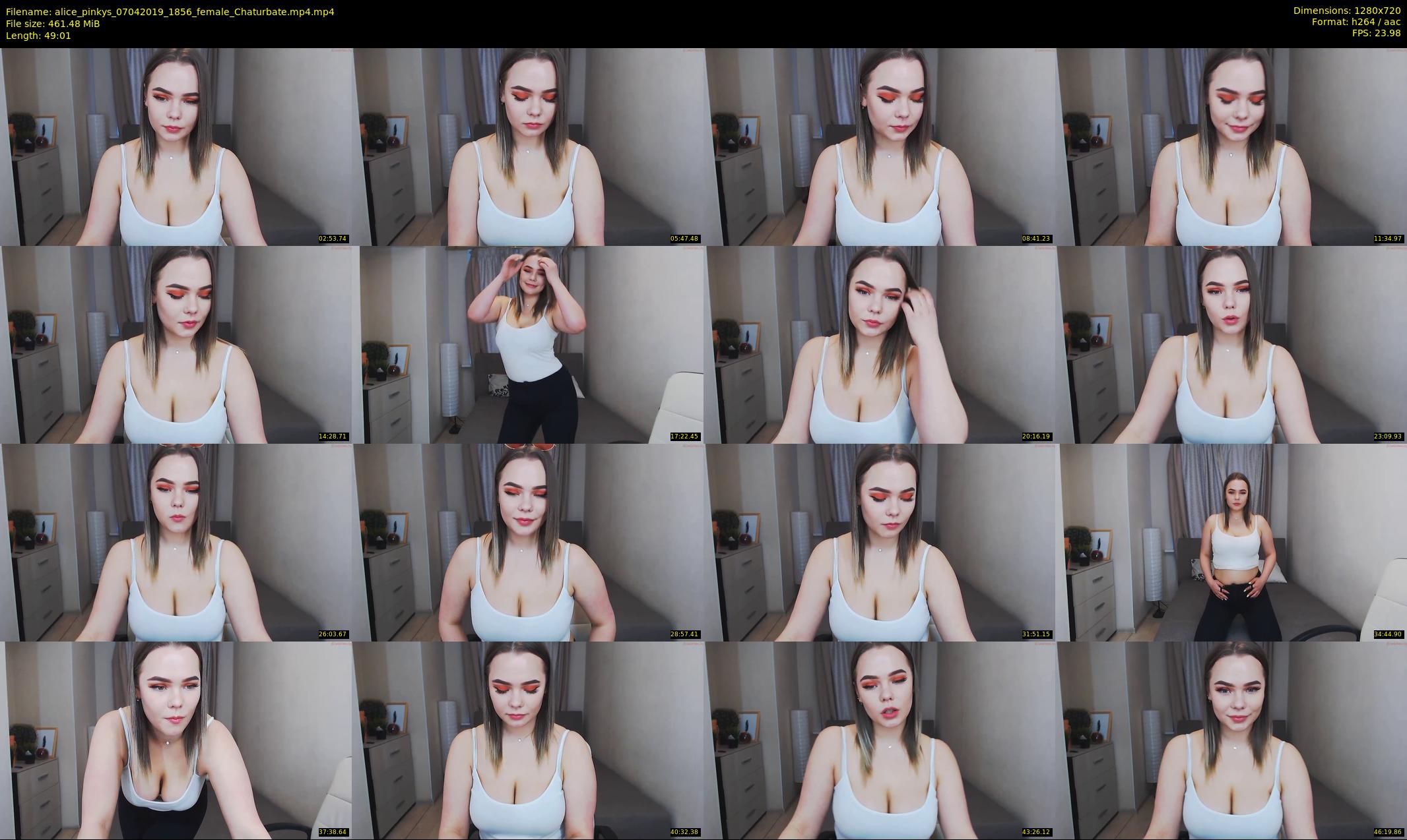 alice_pinkys — 50 minute Chaturbate female cam show recording, 720p, Apr 7, 2019