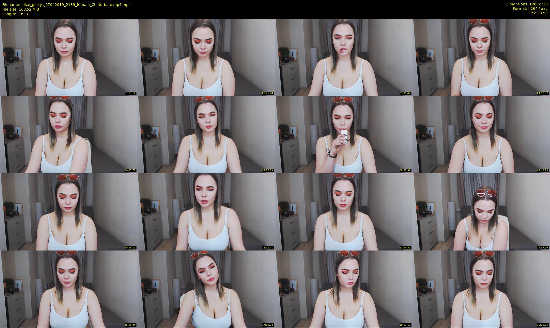 alice_pinkys — 21 minute Chaturbate female cam show recording, 720p, Apr 7, 2019