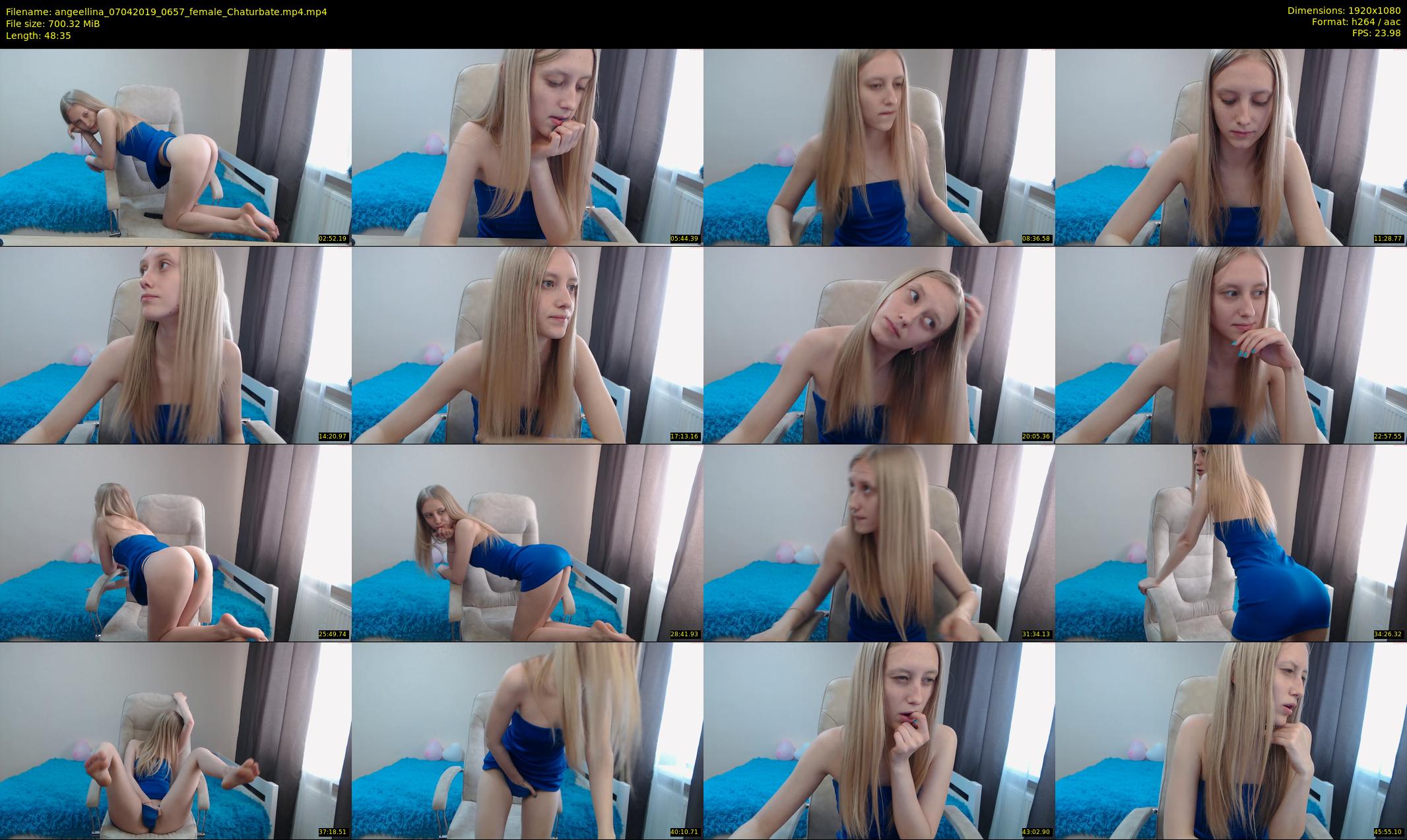 angeellina — 49 minute Chaturbate female cam show recording, 1080p, Apr 7, 2019