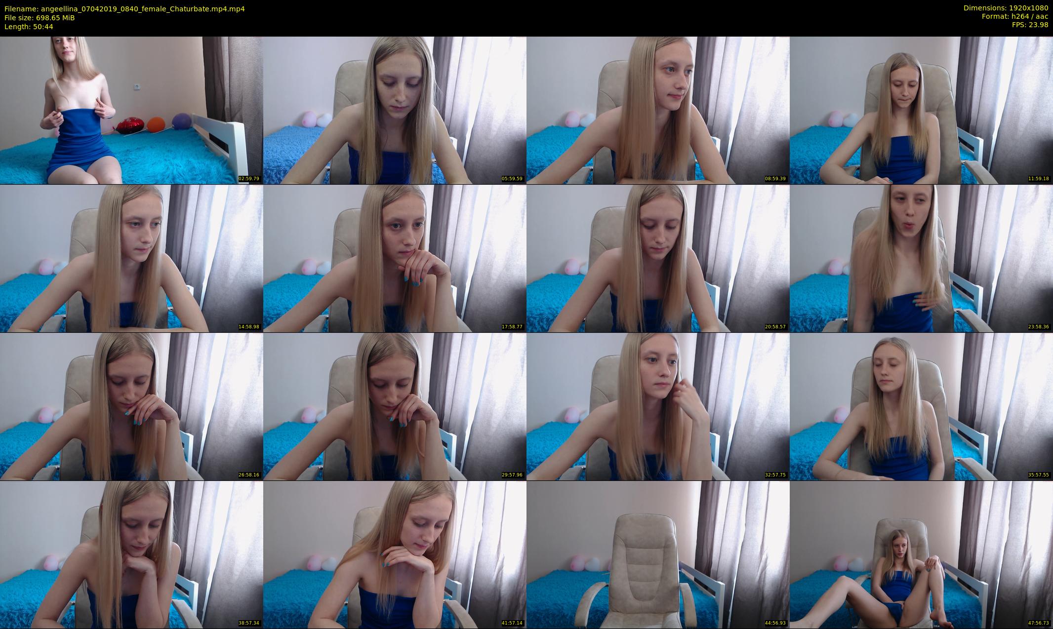 angeellina — 51 minute Chaturbate female cam show recording, 1080p, Apr 7, 2019