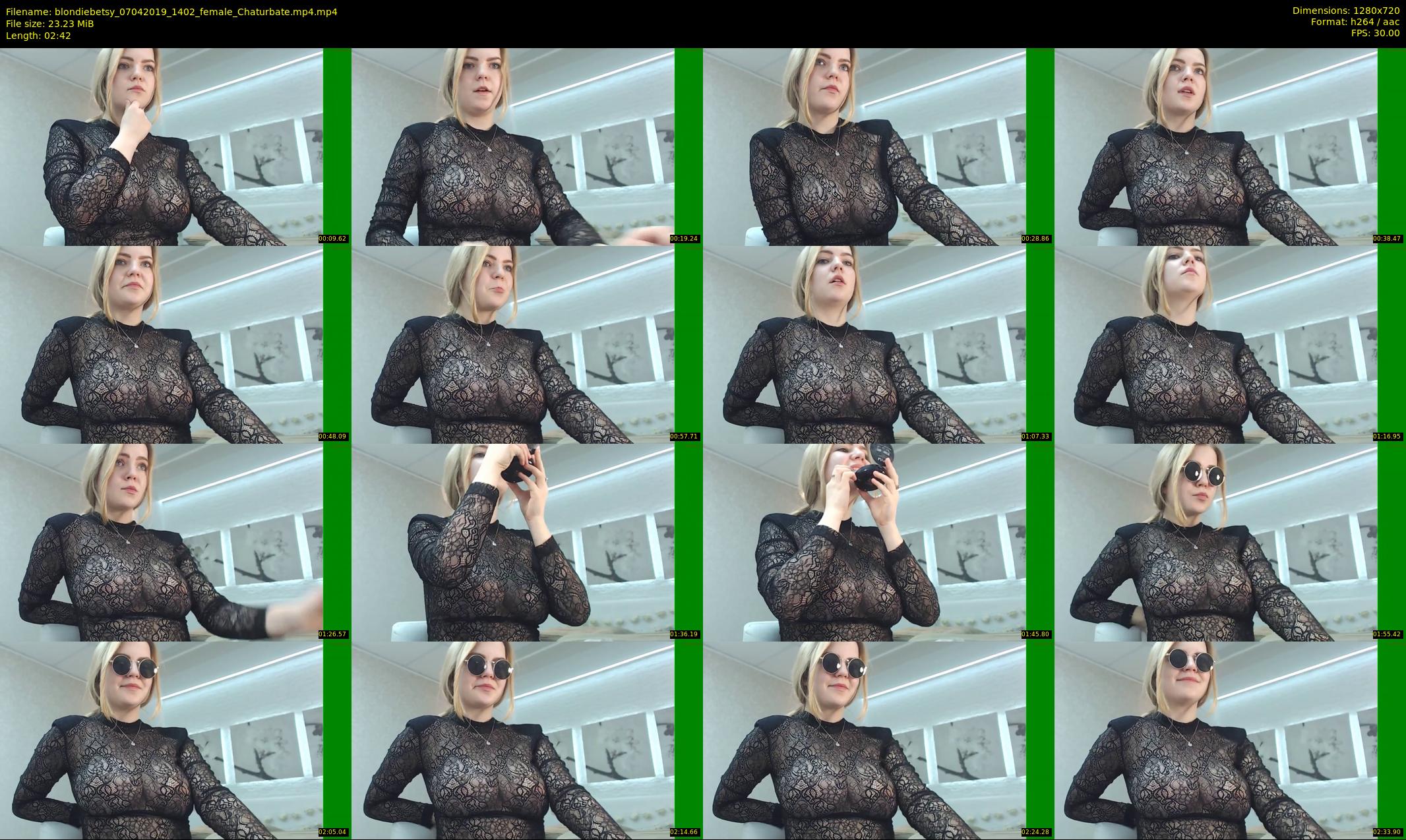 blondiebetsy — 3 minute Chaturbate female cam show recording, 720p, Apr 7, 2019