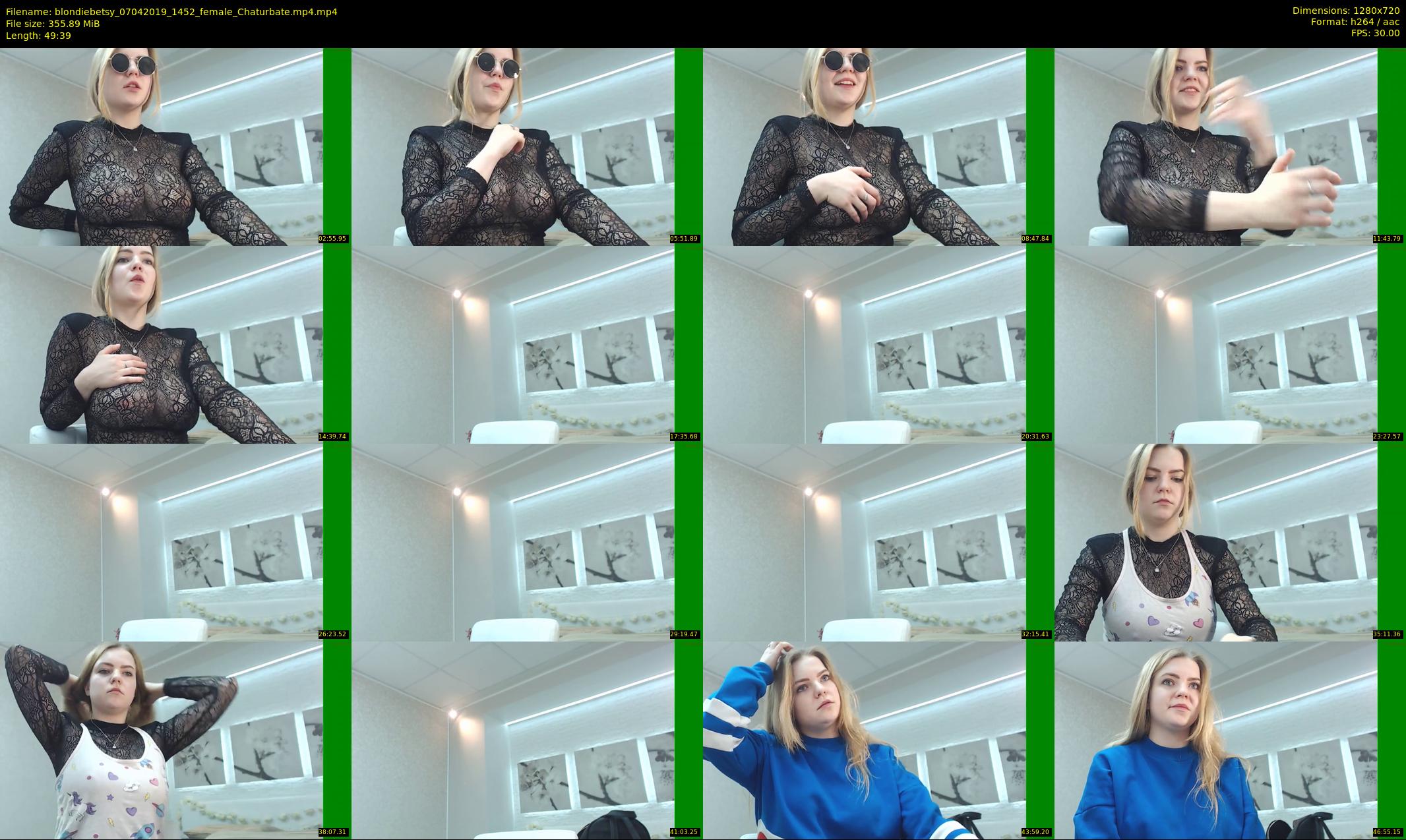 blondiebetsy — 50 minute Chaturbate female cam show recording, 720p, Apr 7, 2019