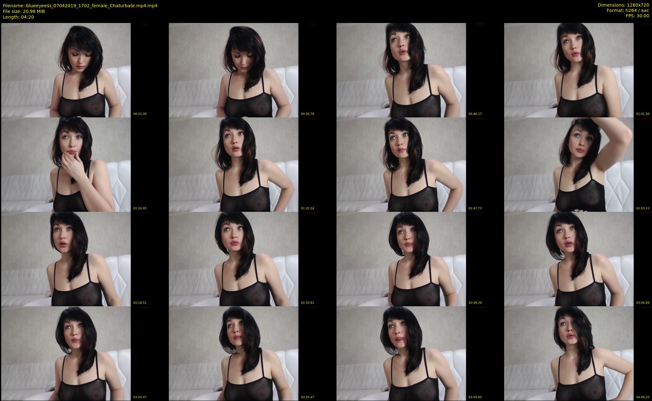 blueeyeess — 5 minute Chaturbate female cam show recording, 720p, Apr 7, 2019