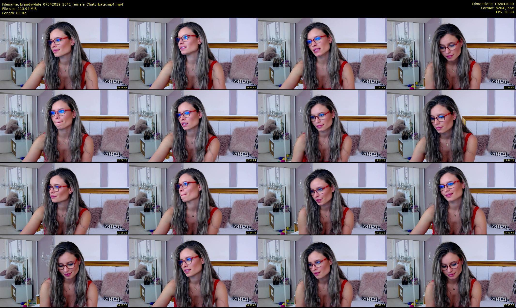 brandywhite — 9 minute Chaturbate female cam show recording, 1080p, Apr 7, 2019
