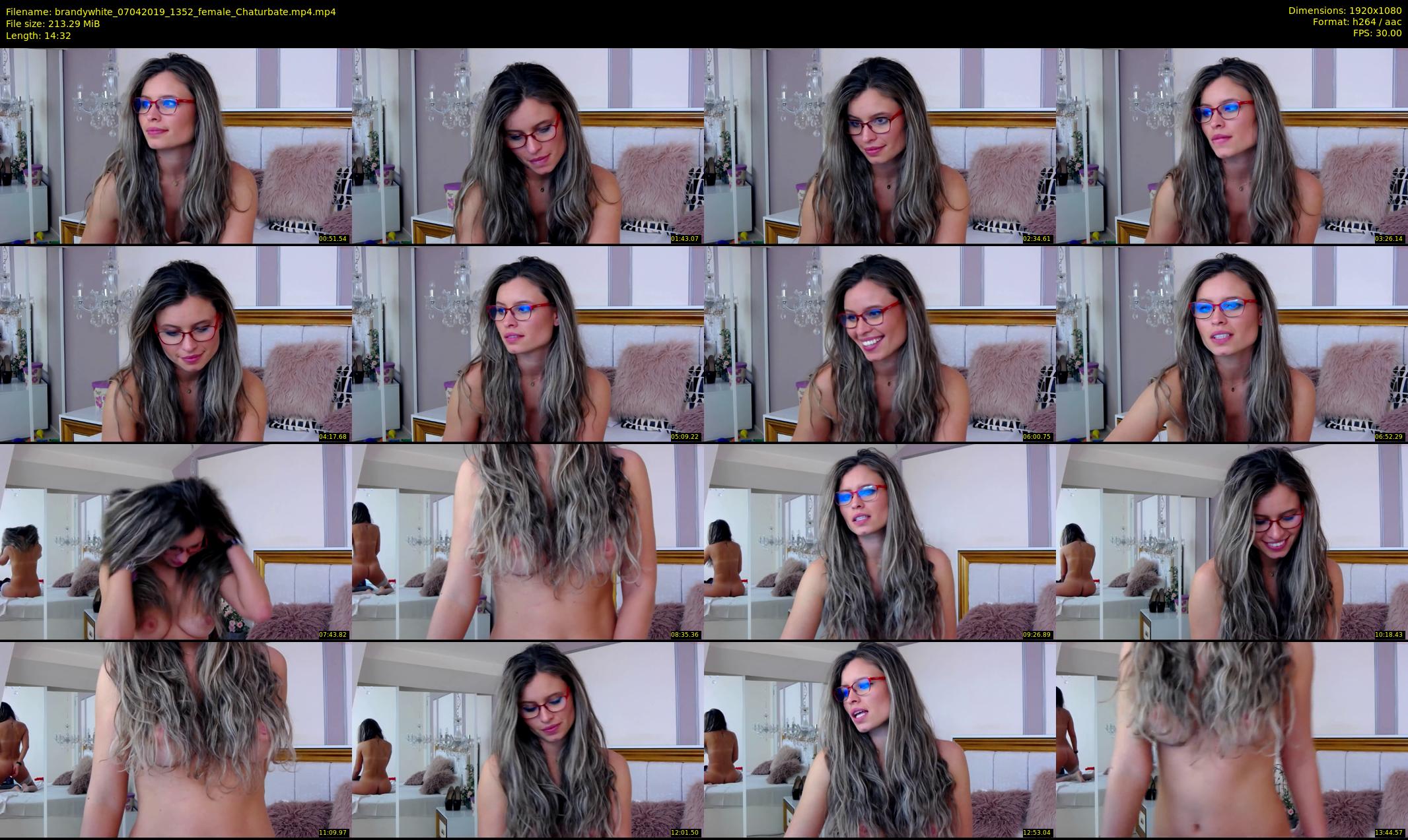 brandywhite — 15 minute Chaturbate female cam show recording, 1080p, Apr 7, 2019