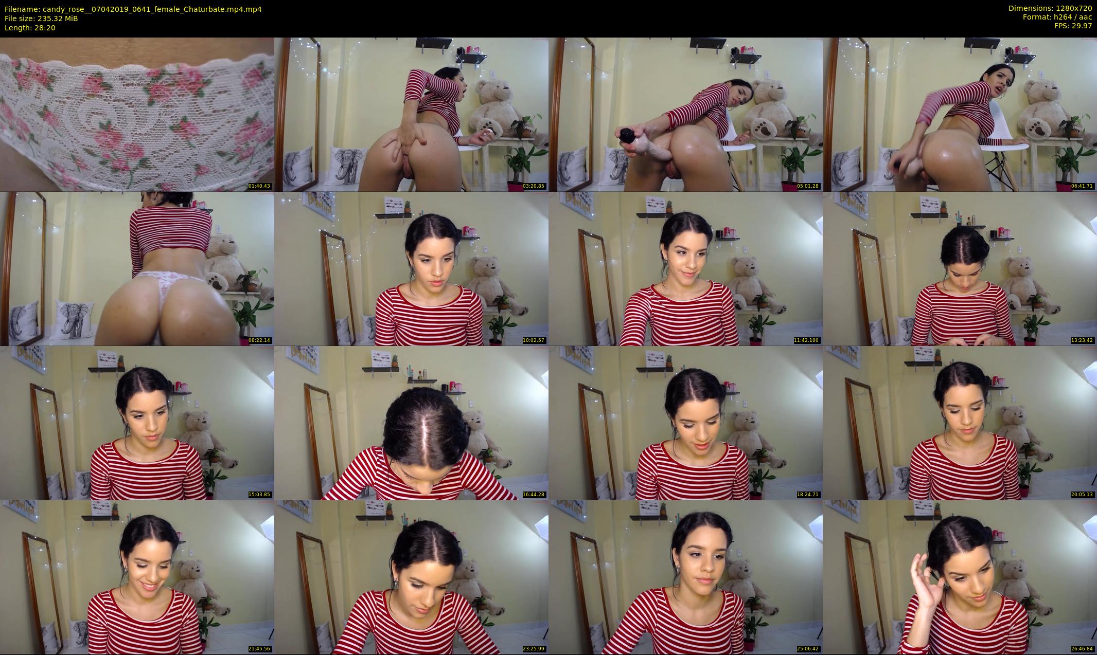 candy_rose_ — 29 minute Chaturbate female cam show recording, 720p, Apr 7, 2019