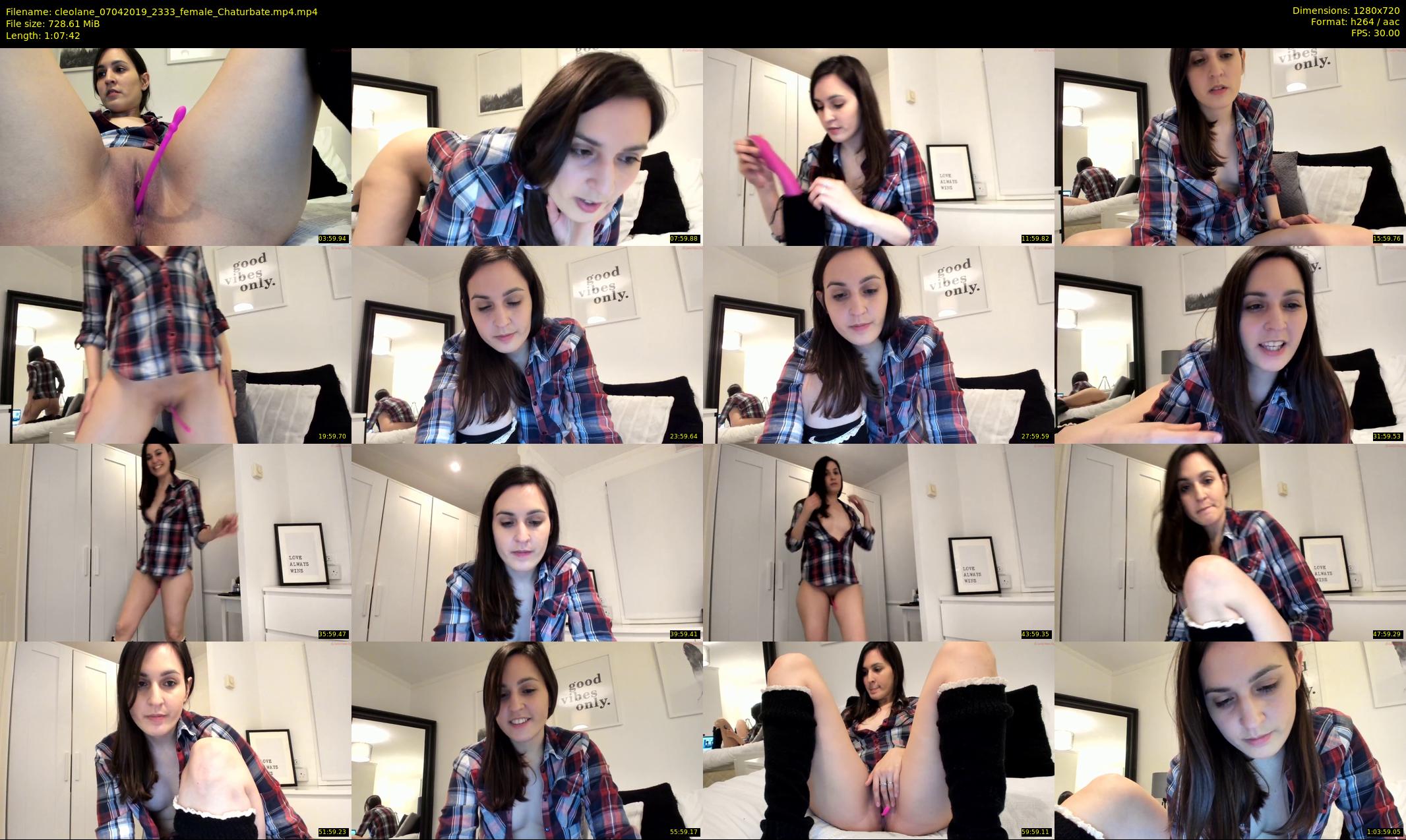 cleolane — 68 minute Chaturbate female cam show recording, 720p, Apr 7, 2019
