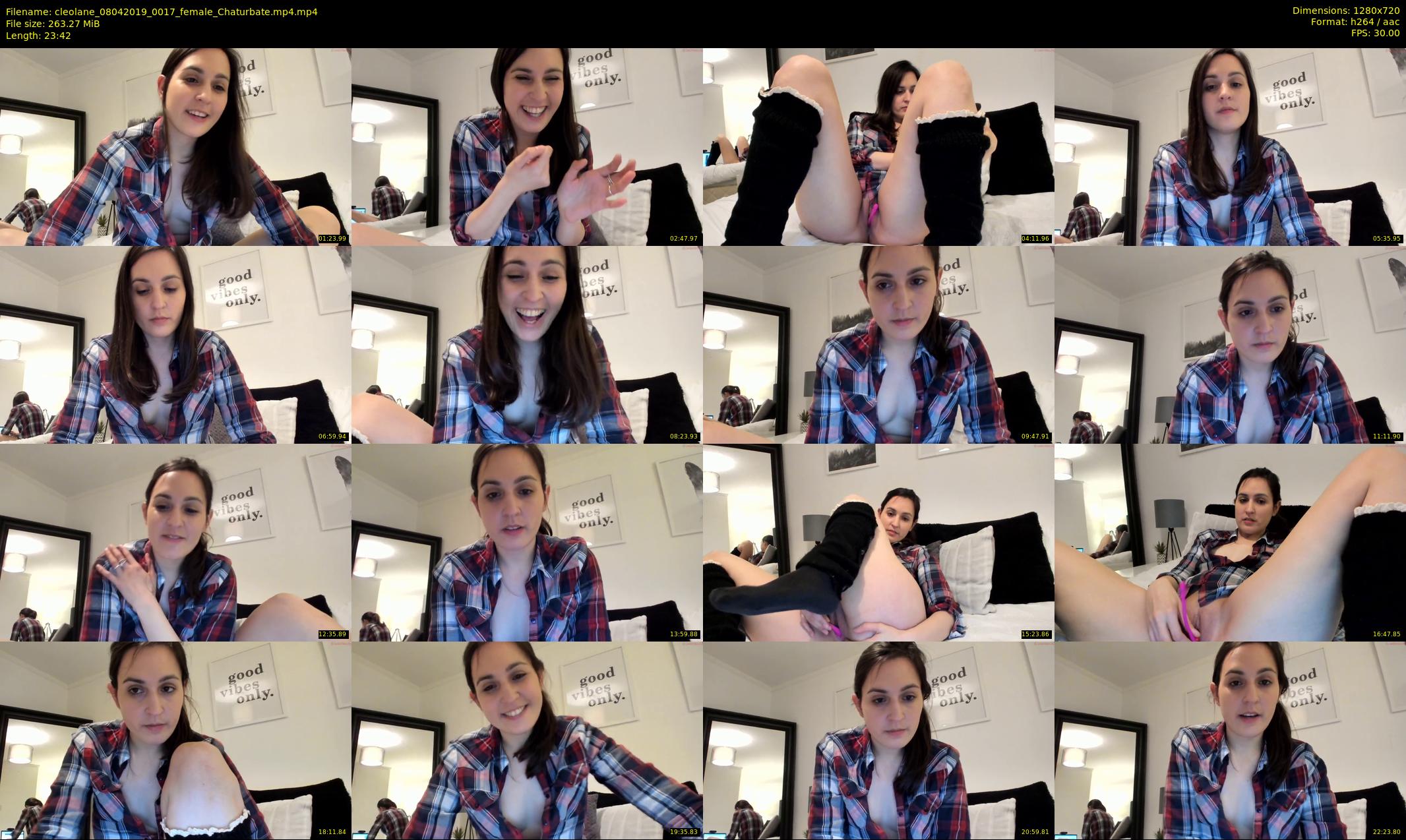 cleolane — 24 minute Chaturbate female cam show recording, 720p, Apr 8, 2019