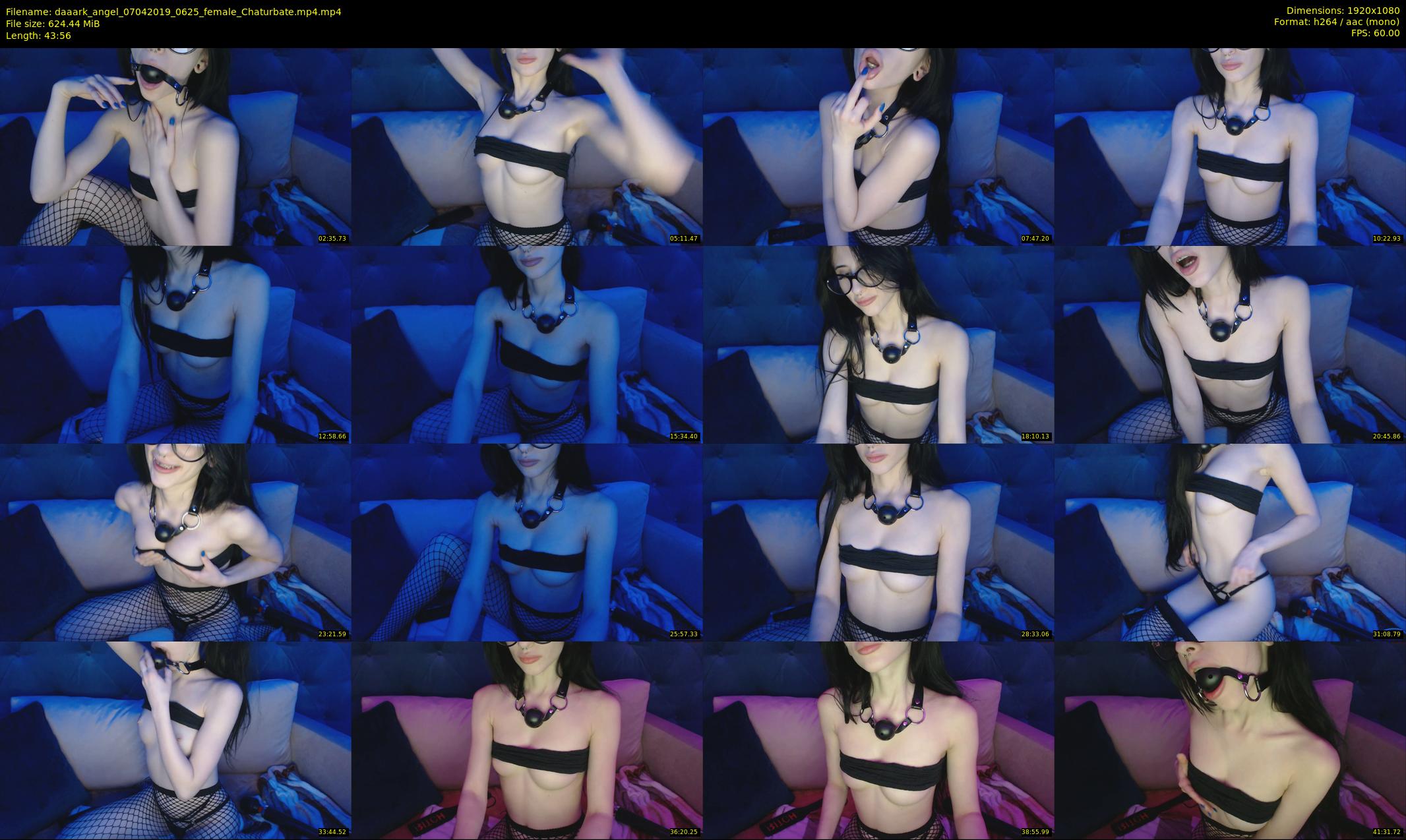 daaark_angel — 44 minute Chaturbate female cam show recording, 1080p, Apr 7, 2019