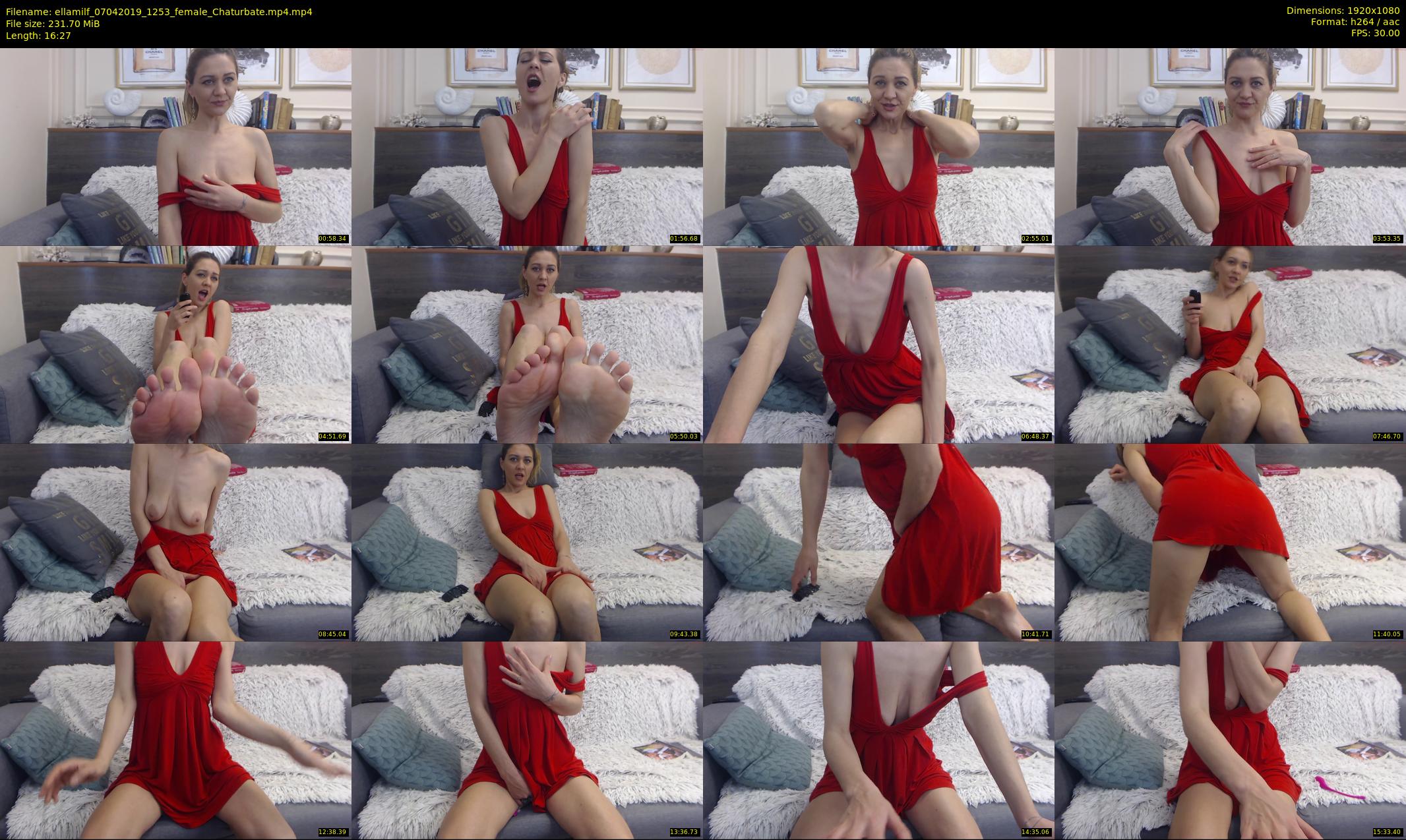 ellamilf — 17 minute Chaturbate female cam show recording, 1080p, Apr 7, 2019