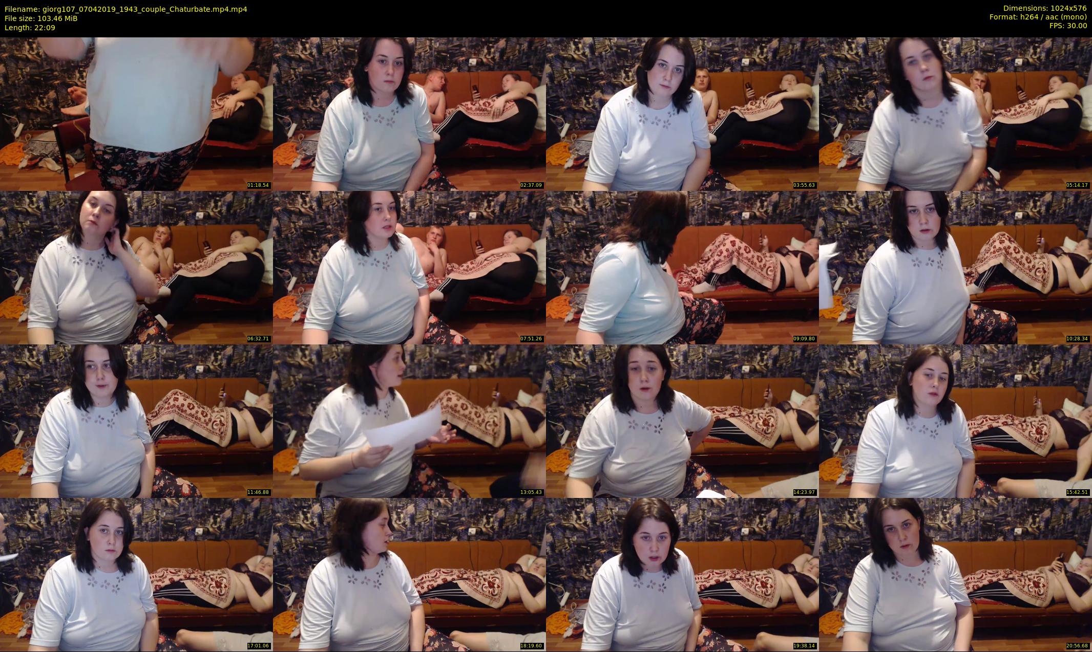 giorg107 — 23 minute Chaturbate couple cam show recording, 480p, Apr 7, 2019