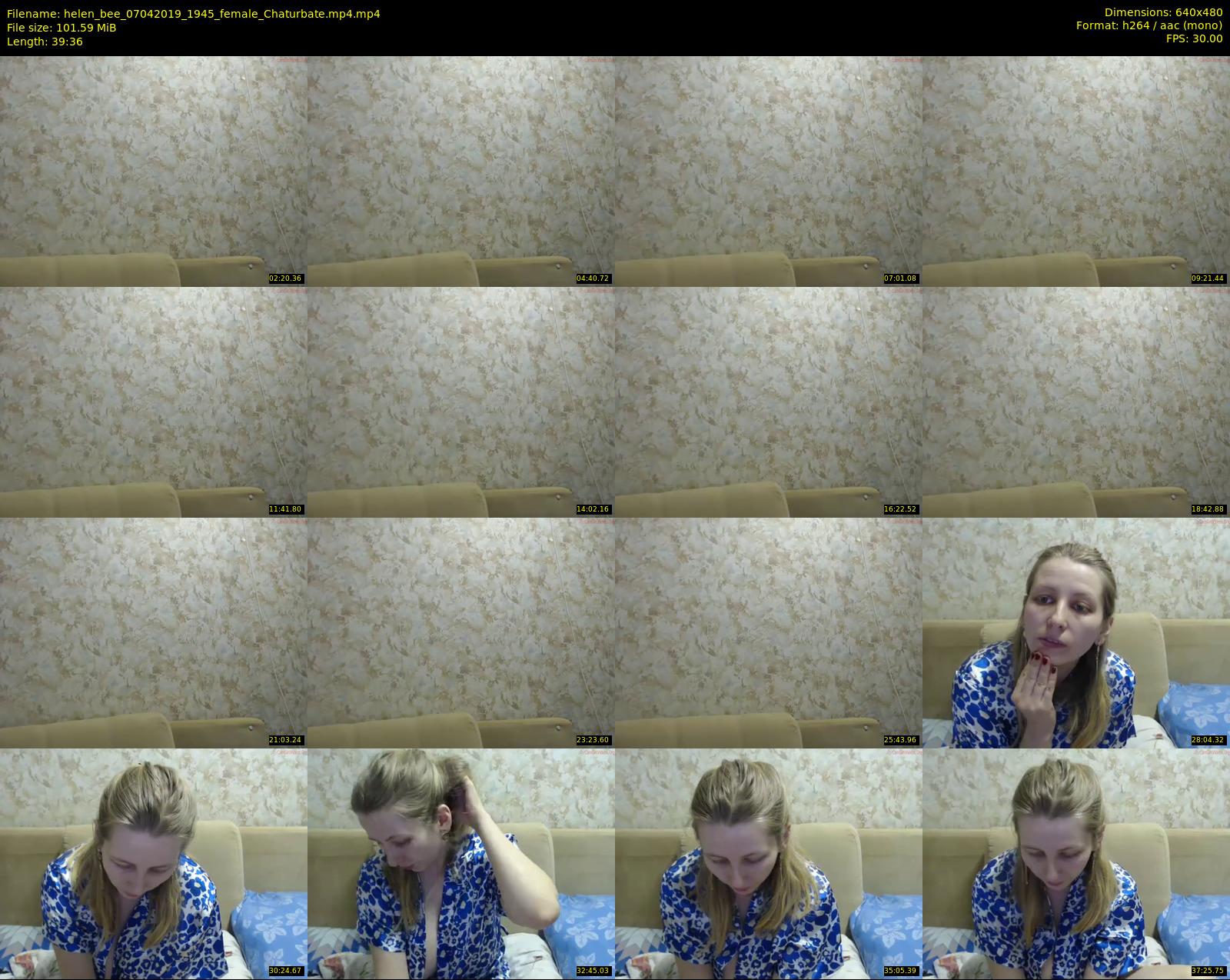 helen_bee — 40 minute Chaturbate female cam show recording, 480p, Apr 7, 2019