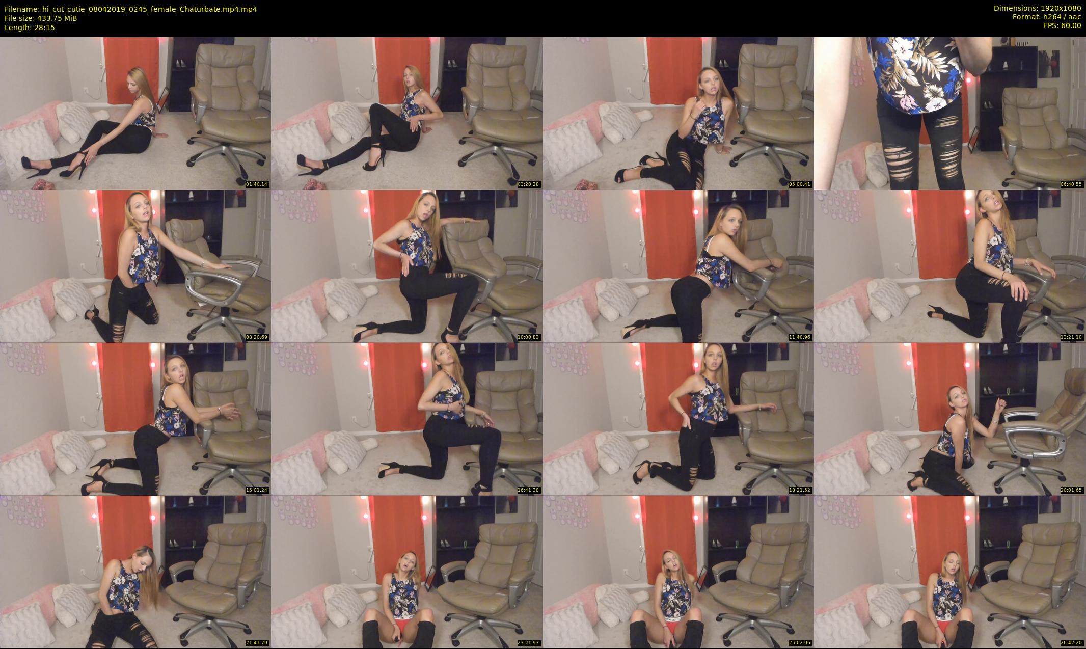 hi_cut_cutie — 29 minute Chaturbate female cam show recording, 1080p, Apr 8, 2019