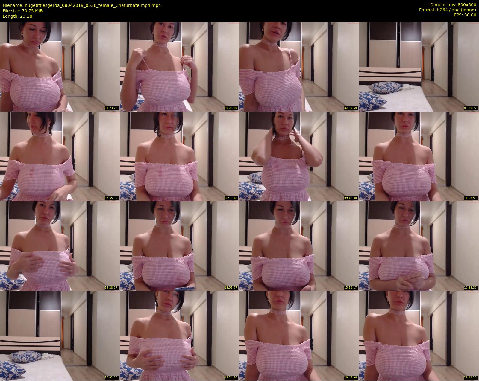 hugetittiesgerda — 24 minute Chaturbate female cam show recording, 480p, Apr 8, 2019