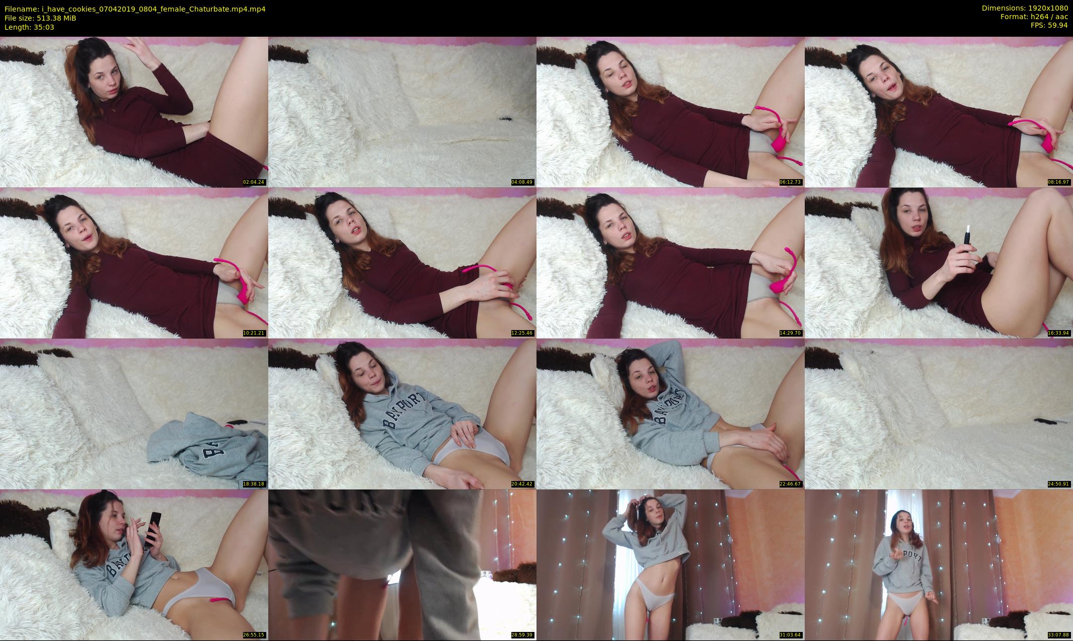 i_have_cookies — 36 minute Chaturbate female cam show recording, 1080p, Apr 7, 2019