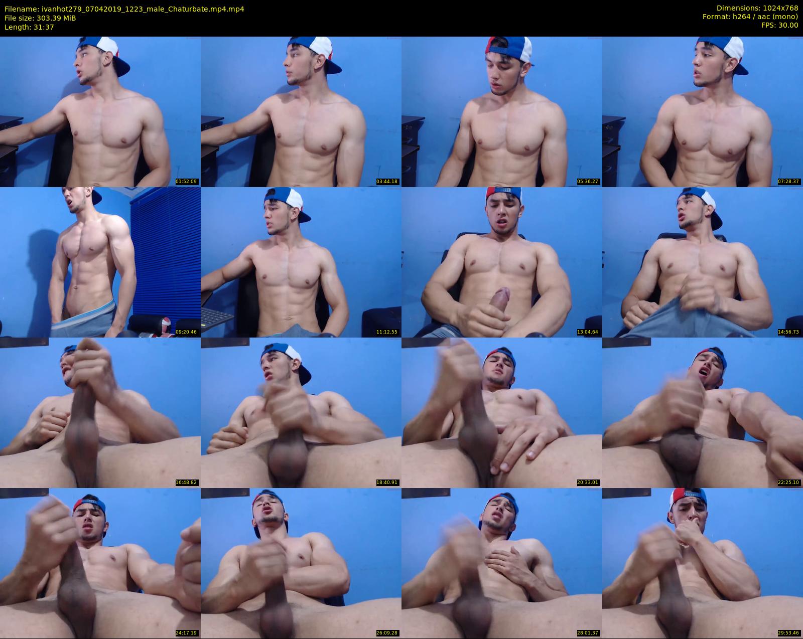 ivanhot279 — 32 minute Chaturbate male cam show recording, 720p, Apr 7, 2019