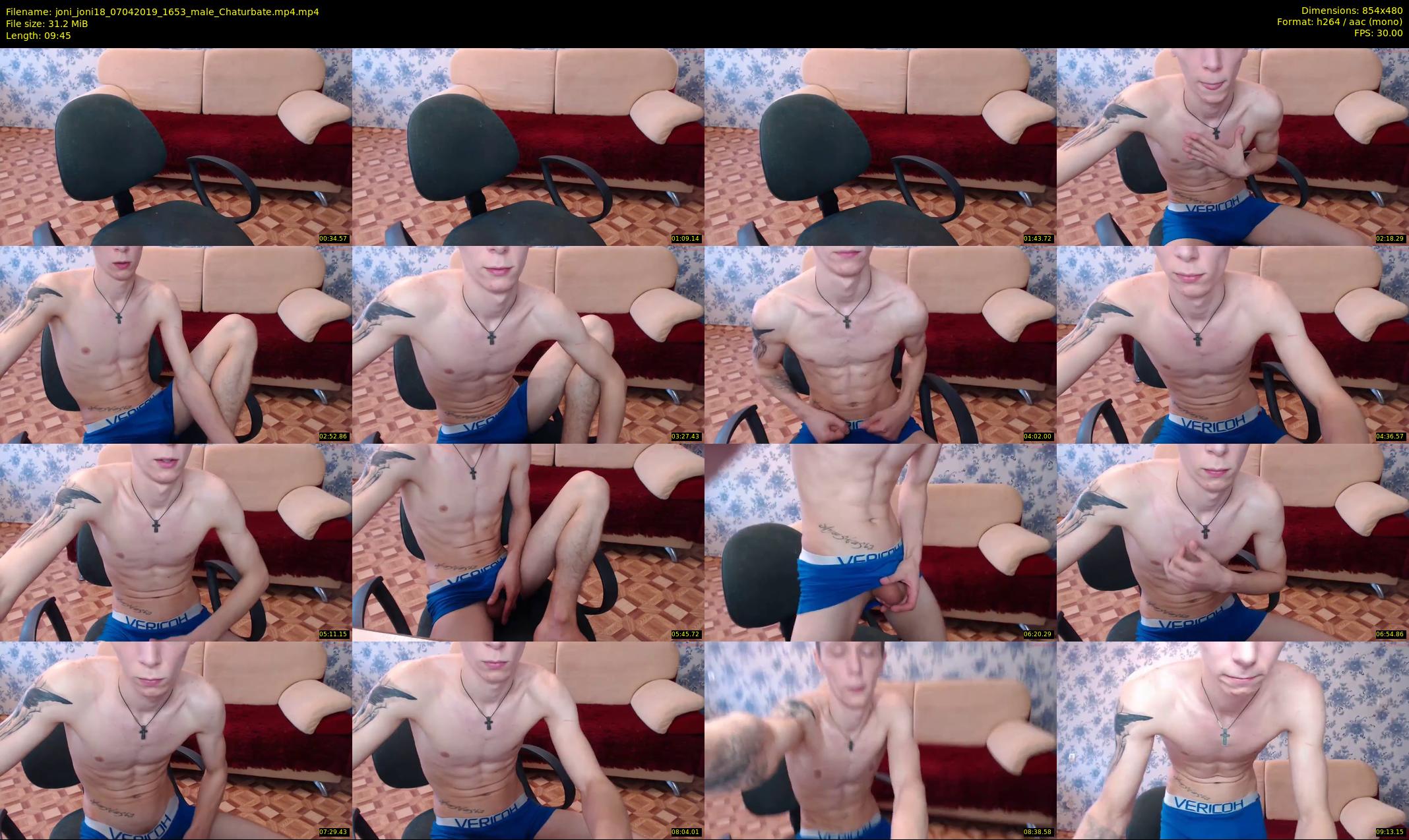 joni_joni18 — 10 minute Chaturbate male cam show recording, 480p, Apr 7, 2019