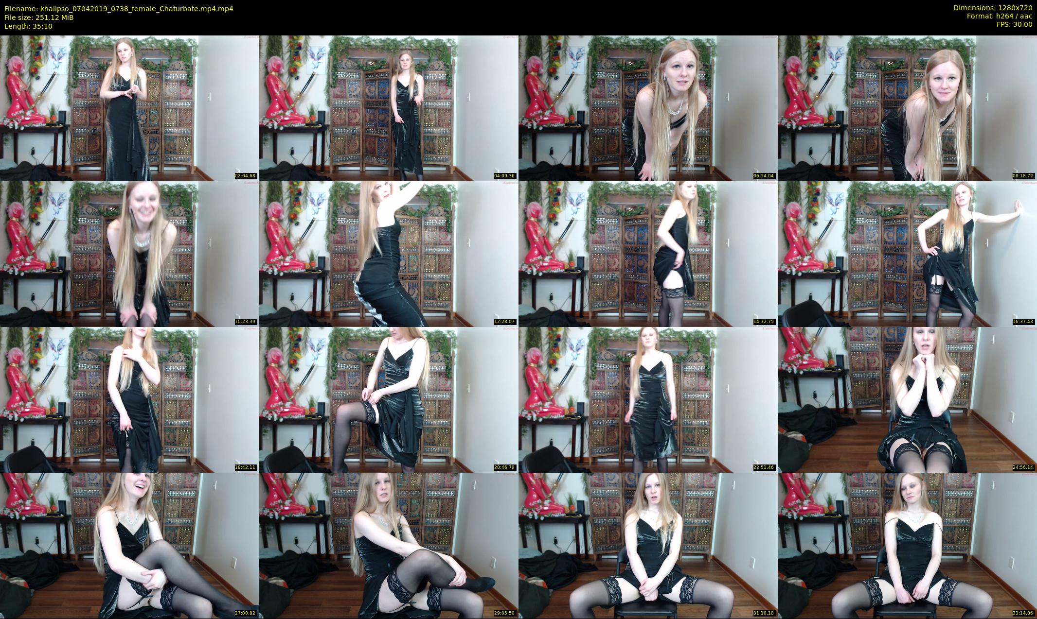 khalipso — 36 minute Chaturbate female cam show recording, 720p, Apr 7, 2019